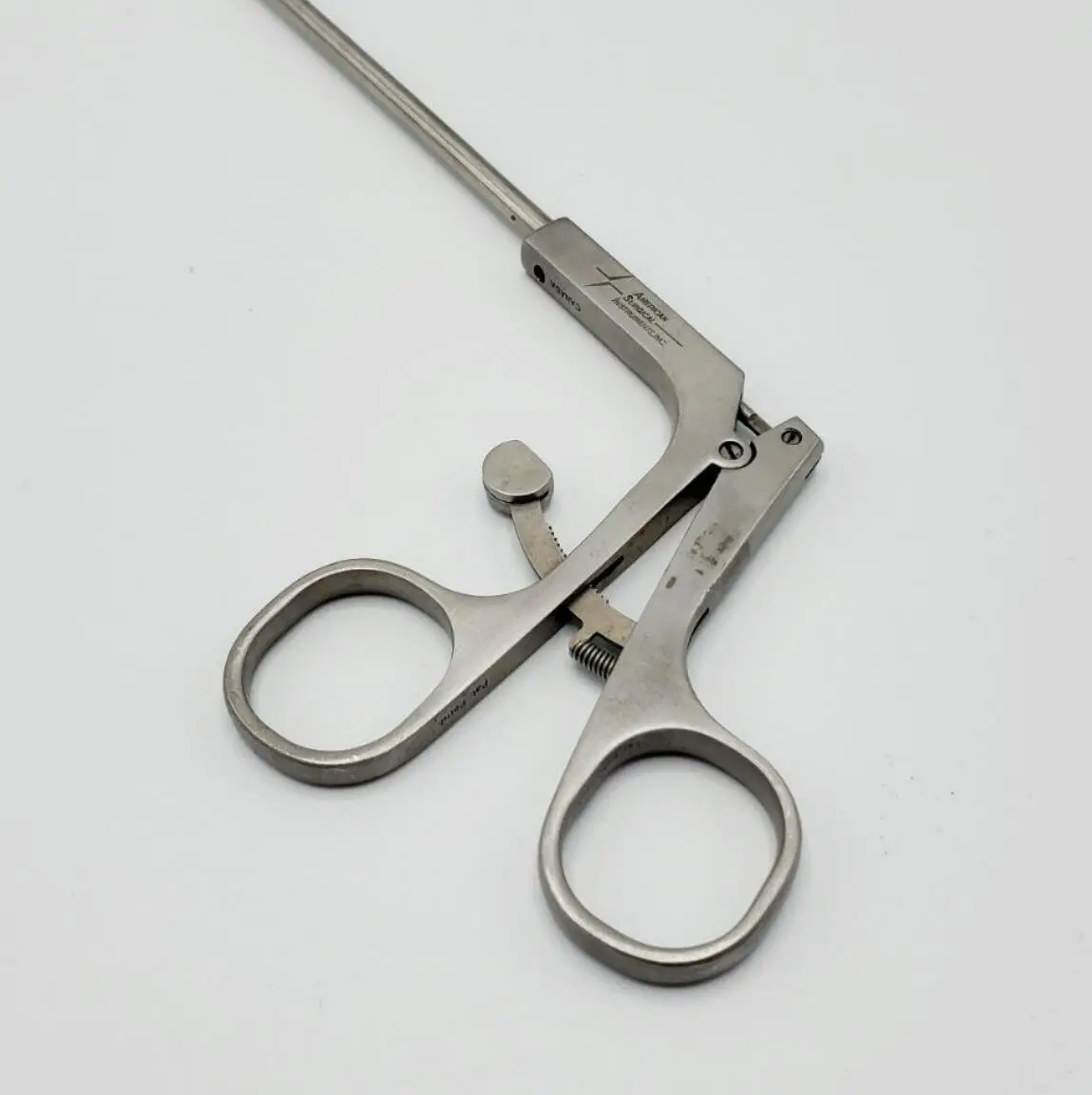 American Surgical Dorsey Intestinal Forceps 5mm Rachet Handle 18-1/2" - Image 4