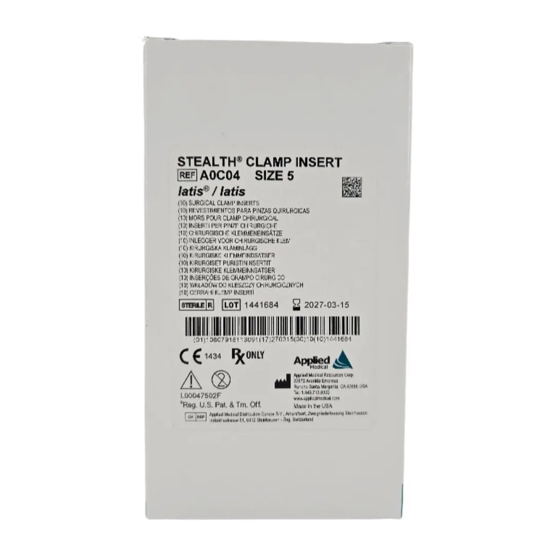 Applied Medical A0C04 Stealth latis Clamp Insert Size 5 BX/10