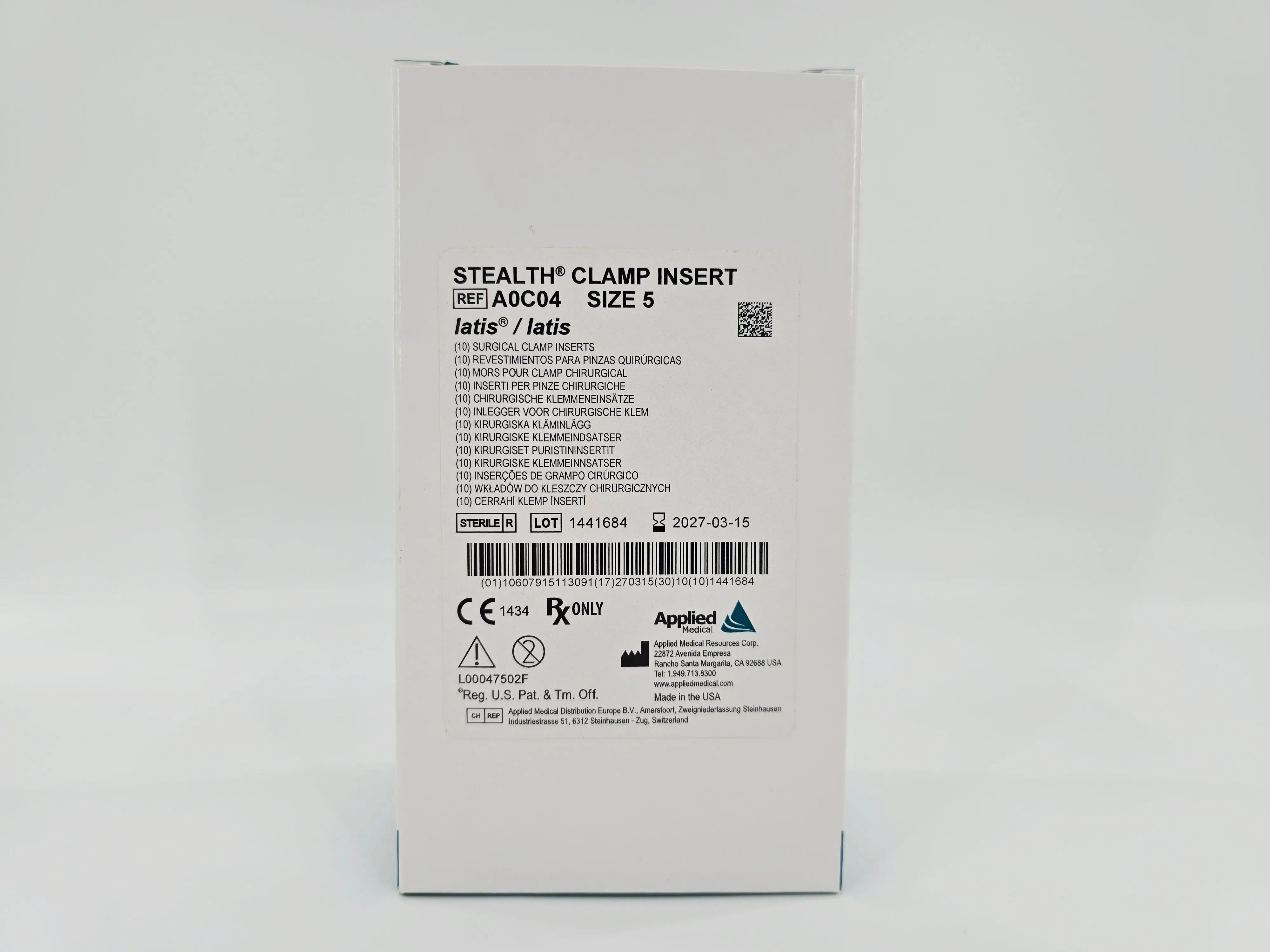 Applied Medical A0C04 Stealth latis Clamp Insert Size 5 BX/10 - Image 2