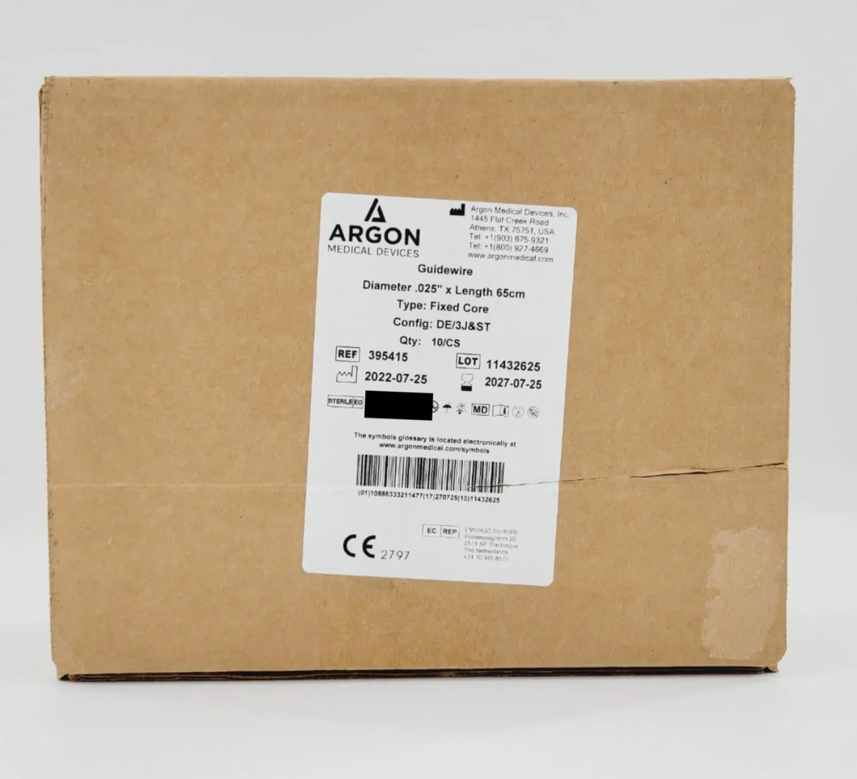 Argon Medical 395415 Guidewires .025" x 65cm - Image 2