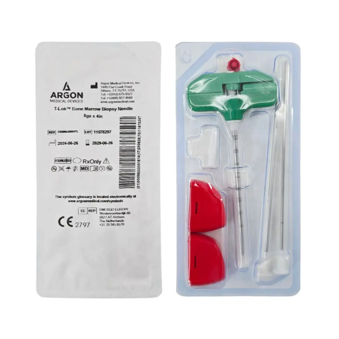 Argon Medical Devices DBMNJ0804TL T-Lok Bone Marrow Biopsy Needle w/ Extraction Cannula 8G x 4" 1/EA