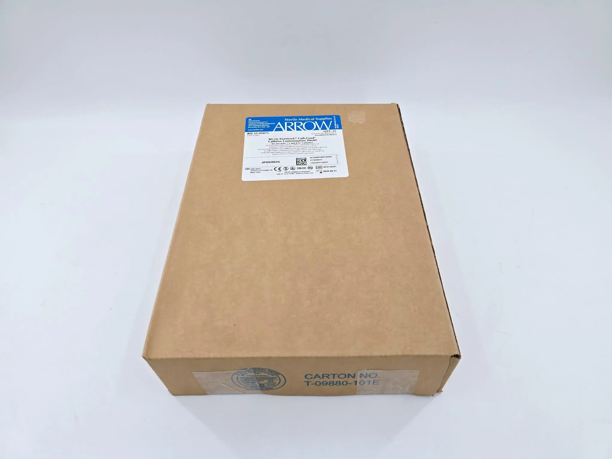 Arrow ST-09875 80cm TwistLock Cath-Gard Catheter Contamination Shield Box of 25 - Image 2