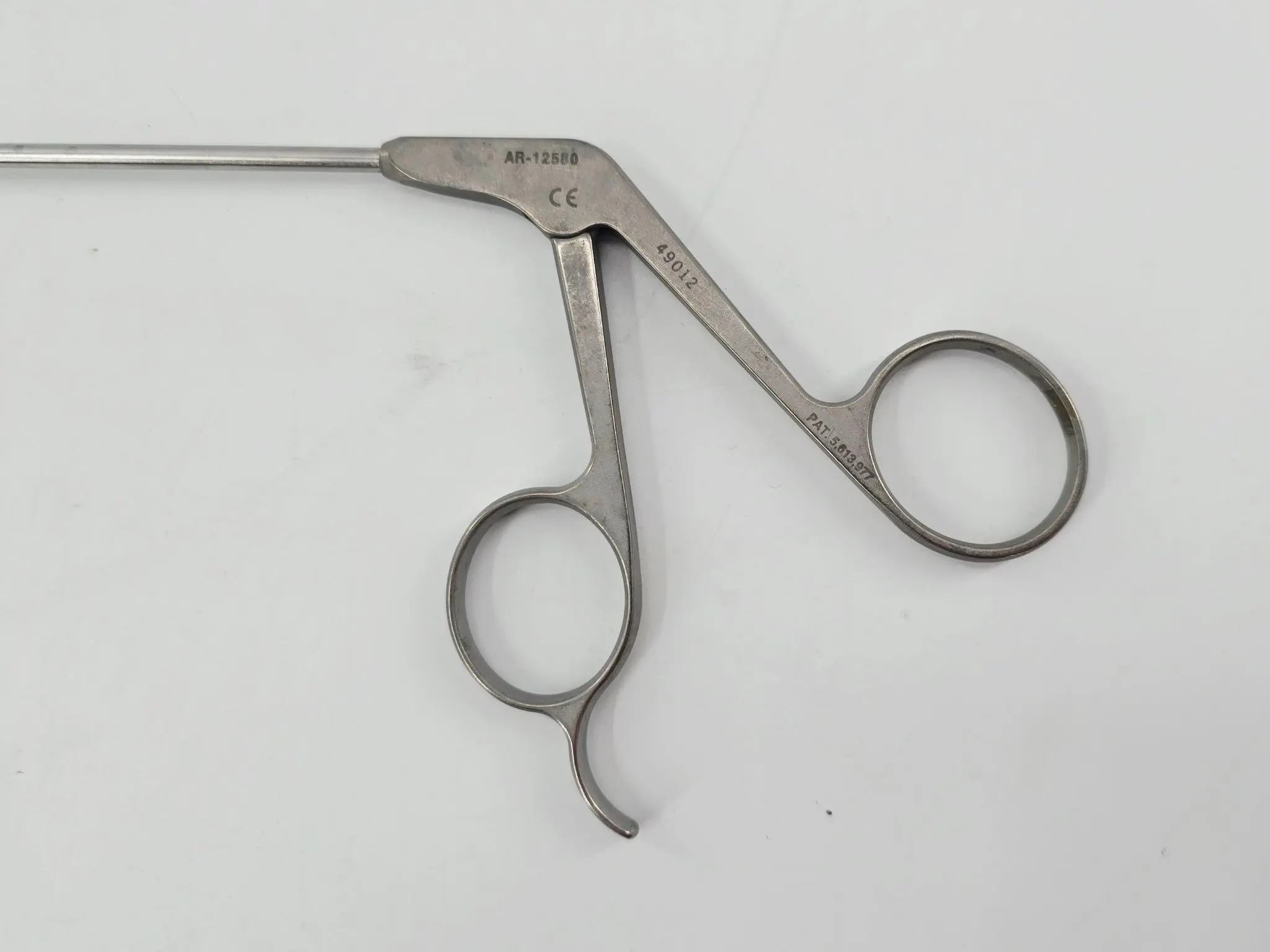 Arthrex AR-12580 Retriever Forceps Ø3.4mm 45° Right Arthroscopy 8-3/4" - Image 3