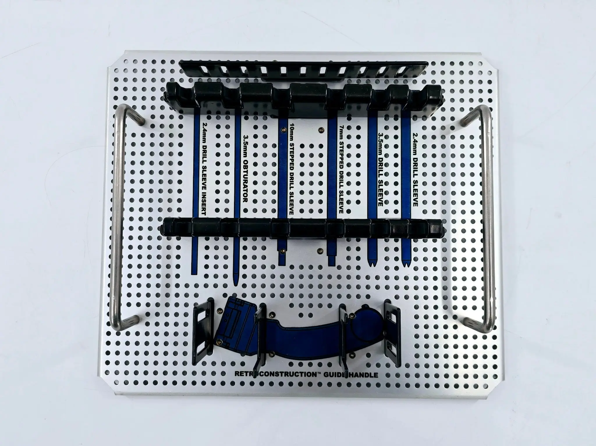 Arthrex AR-1510C Retroconstruction Drill Guide System Sterilization Case 18-1/2" - Image 6