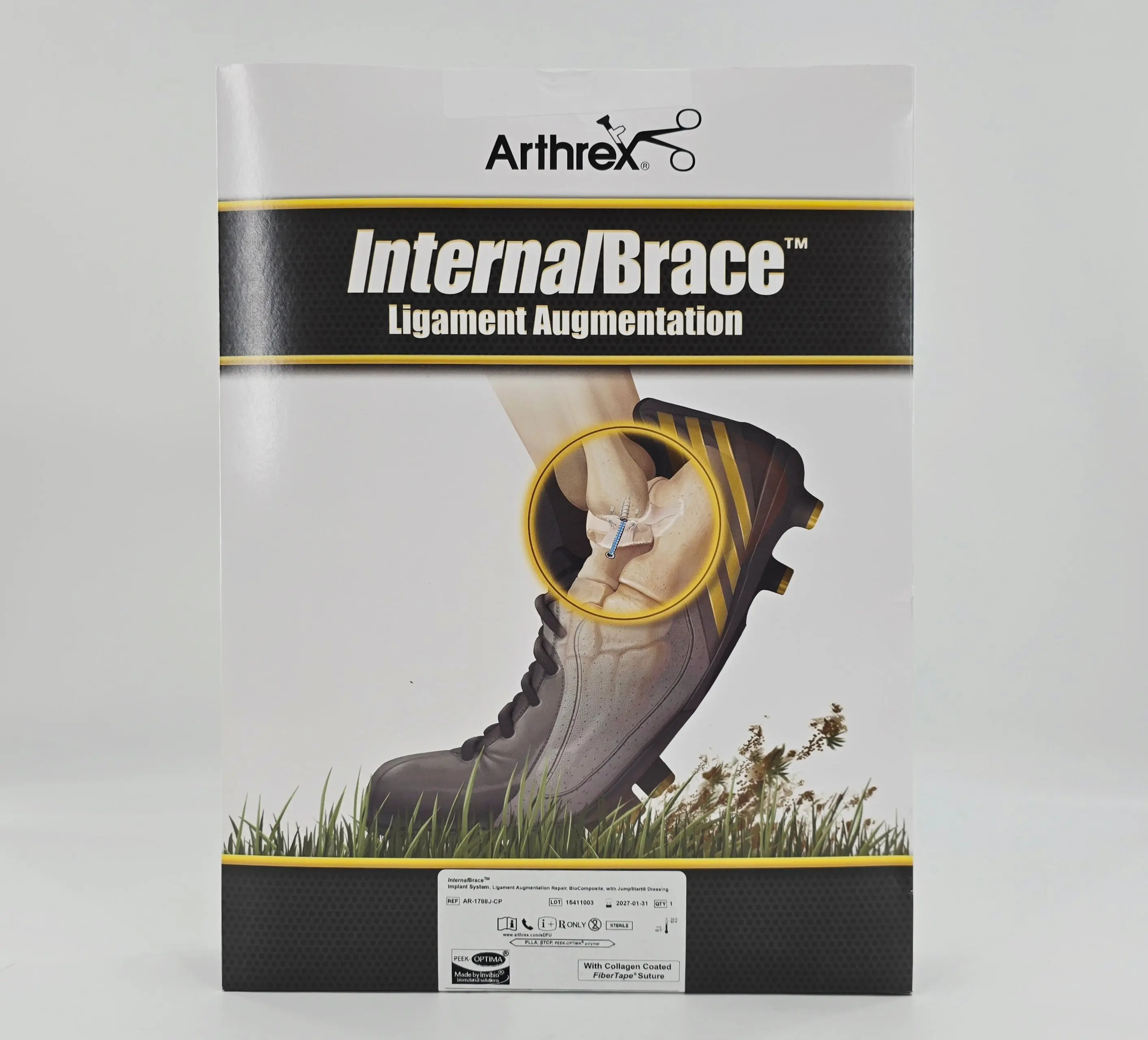 Arthrex AR-1788J-CP InternalBrace Implant System, Ligament Augmentation Repair, BioComposite, w/ JumpStart Dressing BX/1 - Image 2
