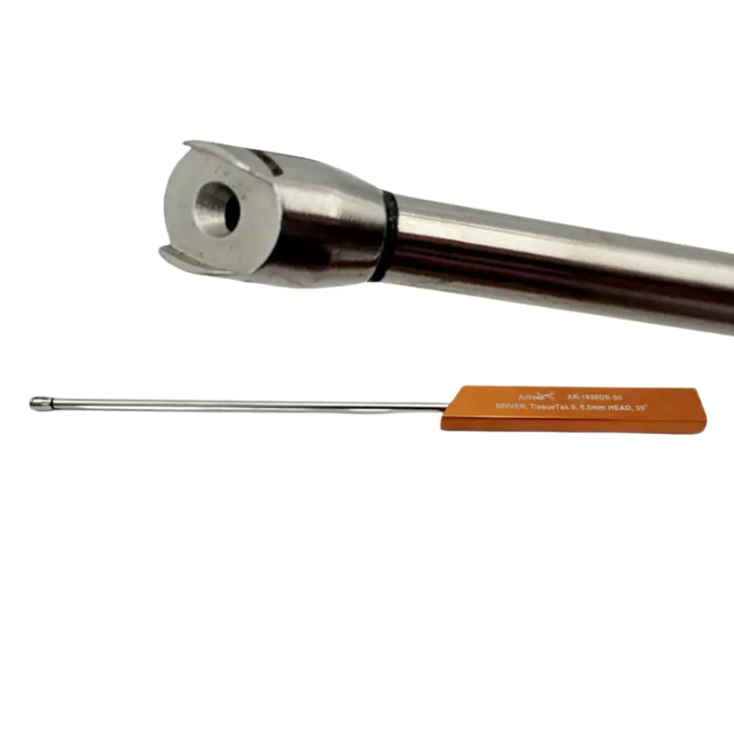Arthrex AR-1935DB-30 Orthopedic TissueTak II Driver 5mm HEAD 30 Degree 10-3/4"