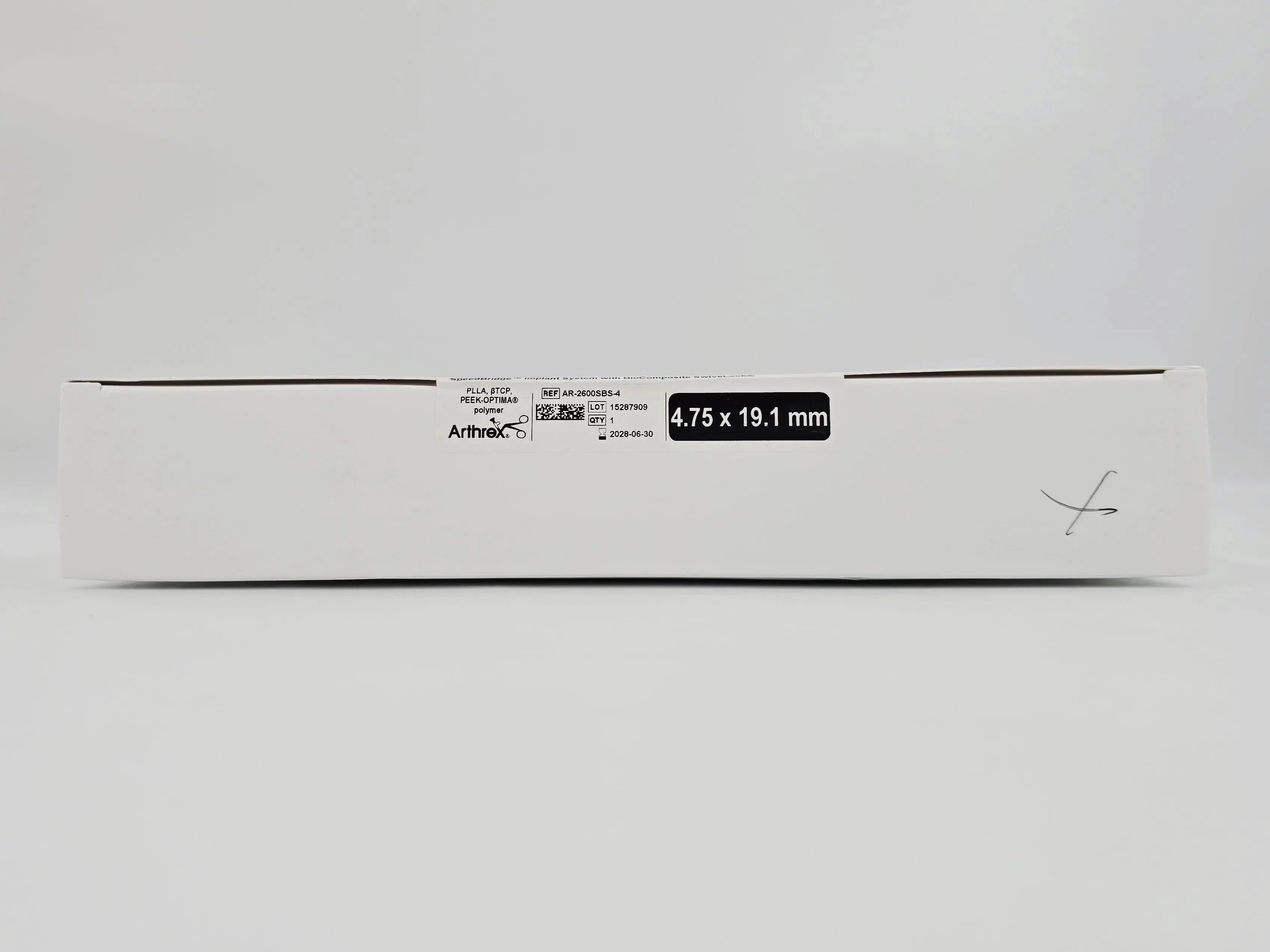 Arthrex AR-2600SBS-4 SpeedBridge Implant System w/ BioComposite SwiveLock 1/EA - Image 3