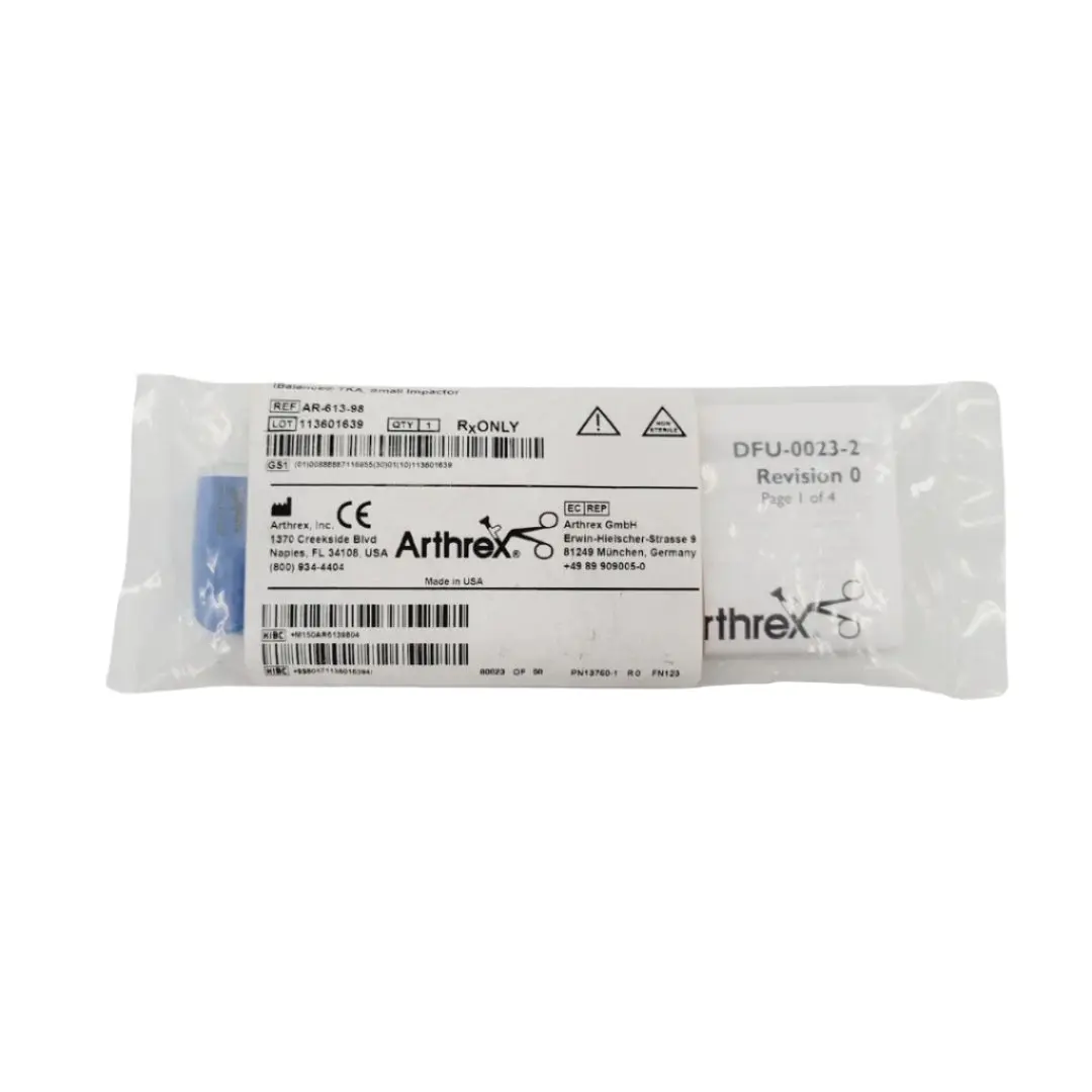 Arthrex AR-613-98 iBalance TKA Small Impactor 1-1/2" NEW