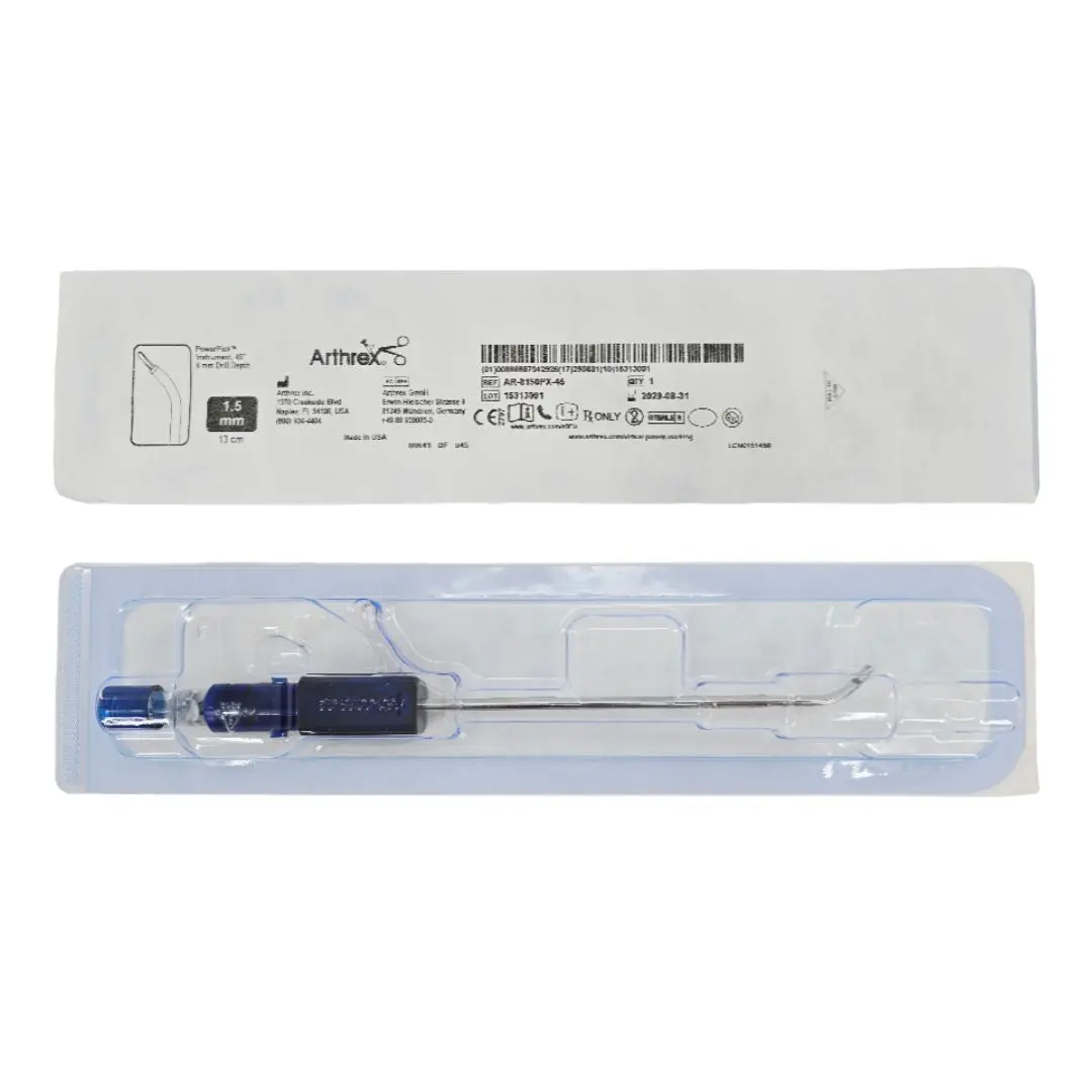 Arthrex AR-8150PX-45 CoolCut PowerPick 1.5mm x 13cm 45° 6mm Drill Depth 1/EA