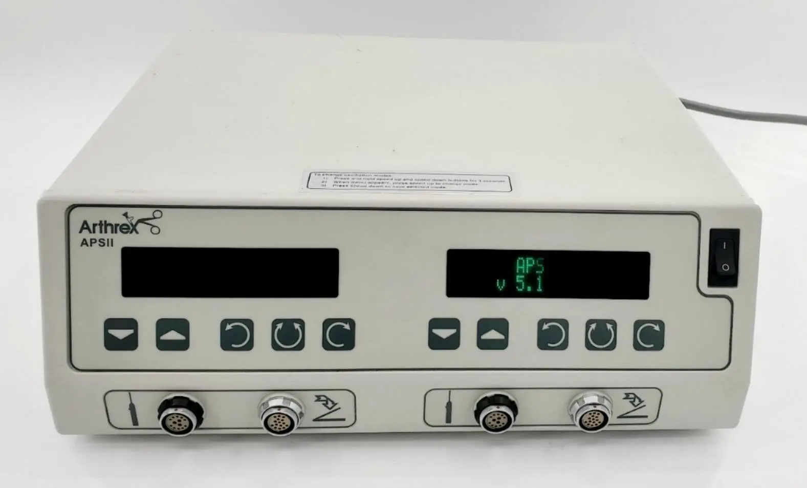 Arthrex AR-8300 APS II Arthroscopy Shaver System Control Console Ver. 5.12.00 - Image 2