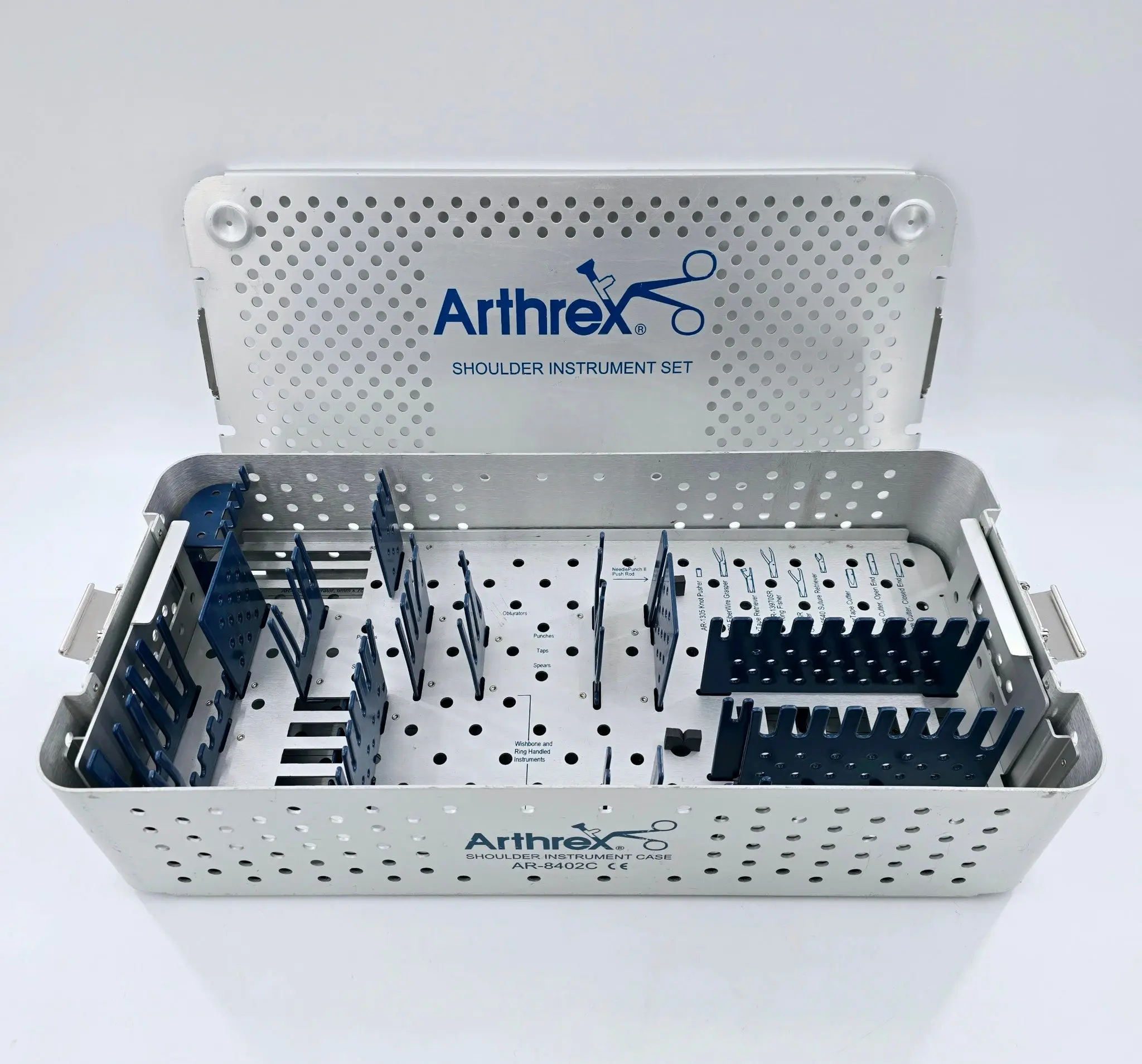 Arthrex AR-8402C Shoulder Instrument Set Sterilization Case Arthroscopy 21" - Image 2