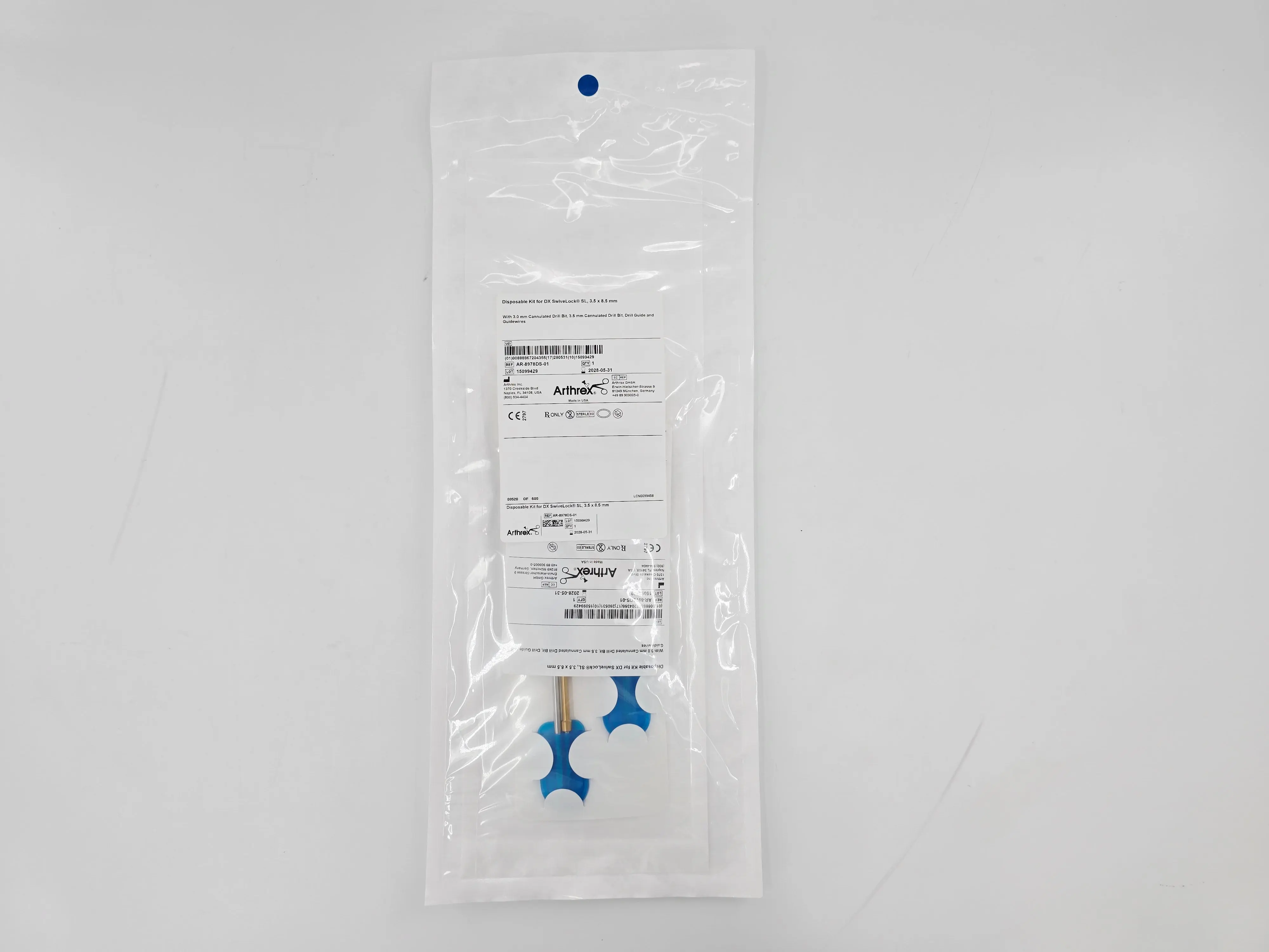Arthrex AR-8978DS-01 Disposable Kit for DX SwiveLock SL 3.5 x 8.5mm 1/EA - Image 2