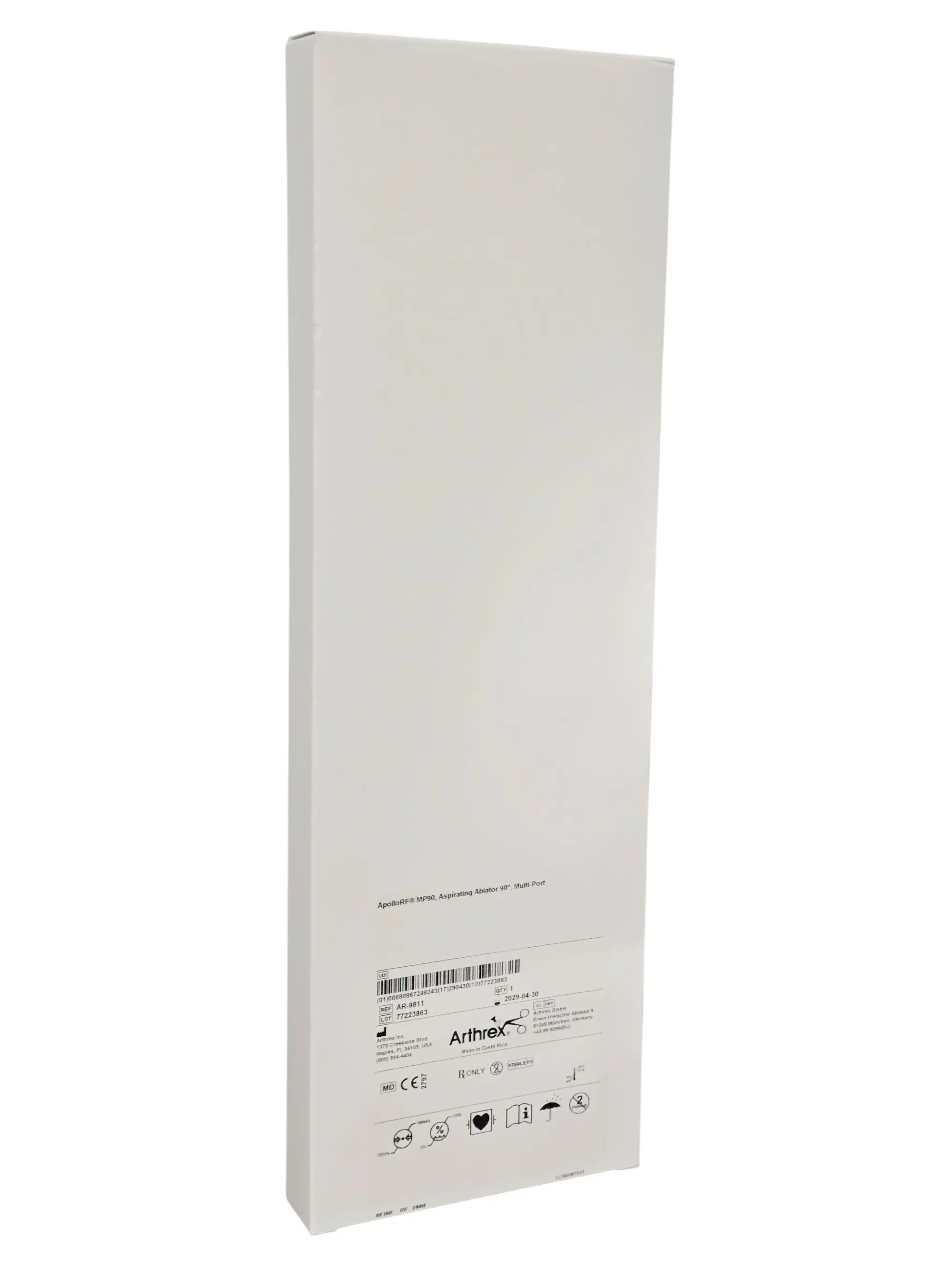 Arthrex AR-9811 ApolloRF MP90 Aspirating Ablator 90 Degree Multi Port