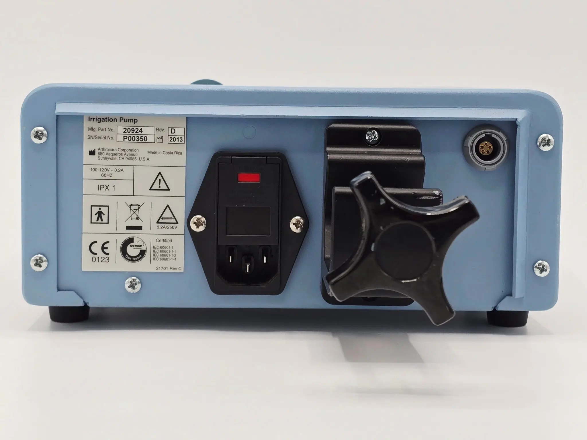 Arthrocare 20924 Irrigation Pump with Pole Clamp & Cable - Image 5