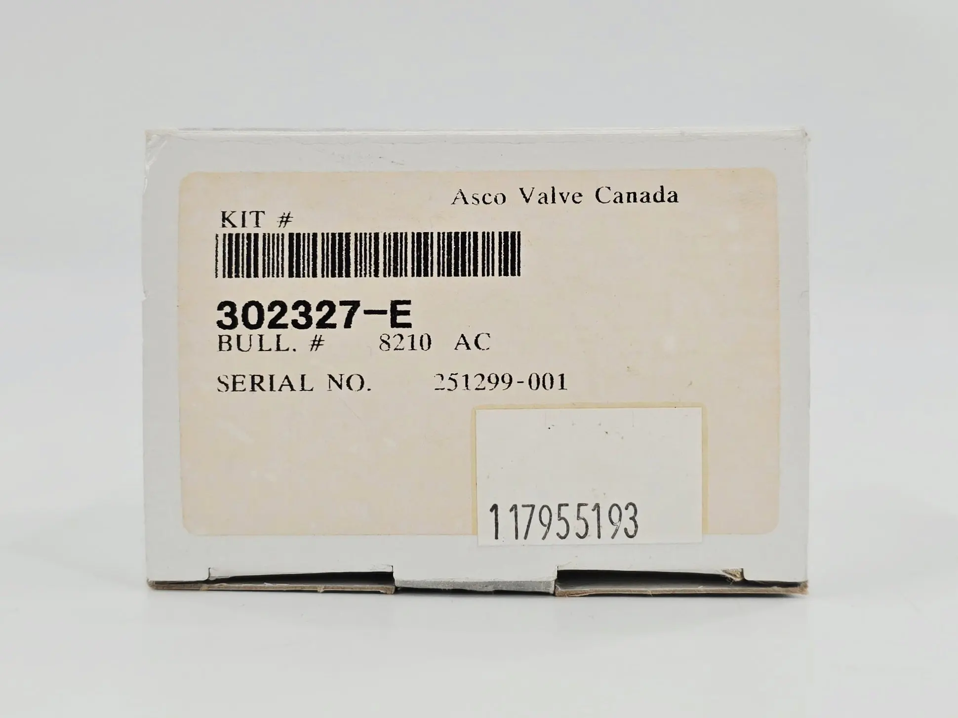 ASCO 302327-E General Service Solenoid Valve Rebuild Kit 1/2" - Image 2