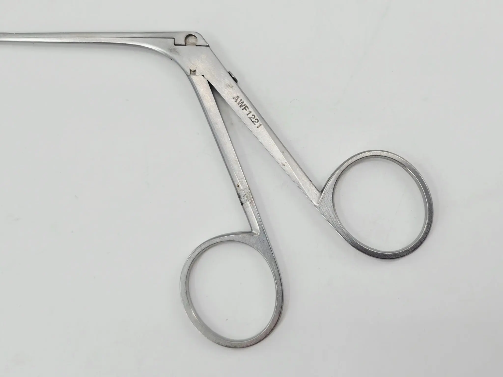 ASSI AWF1221 Micro Ear Forceps Serrated Jaw Straight 1.6x7.0mm ENT 5-3/8" - Image 3