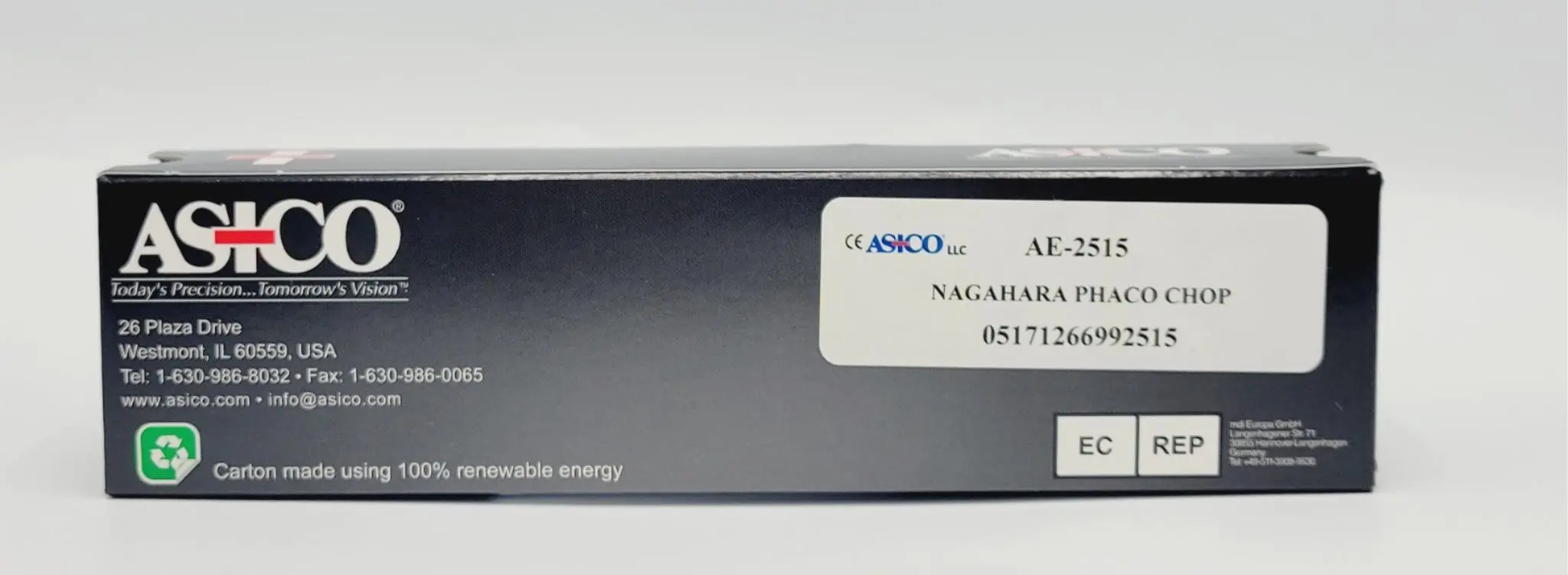 Astco AE-2515 Nagahara Phaco Chopper Ambidextrous Horizontal Ophthalmology New - Image 2