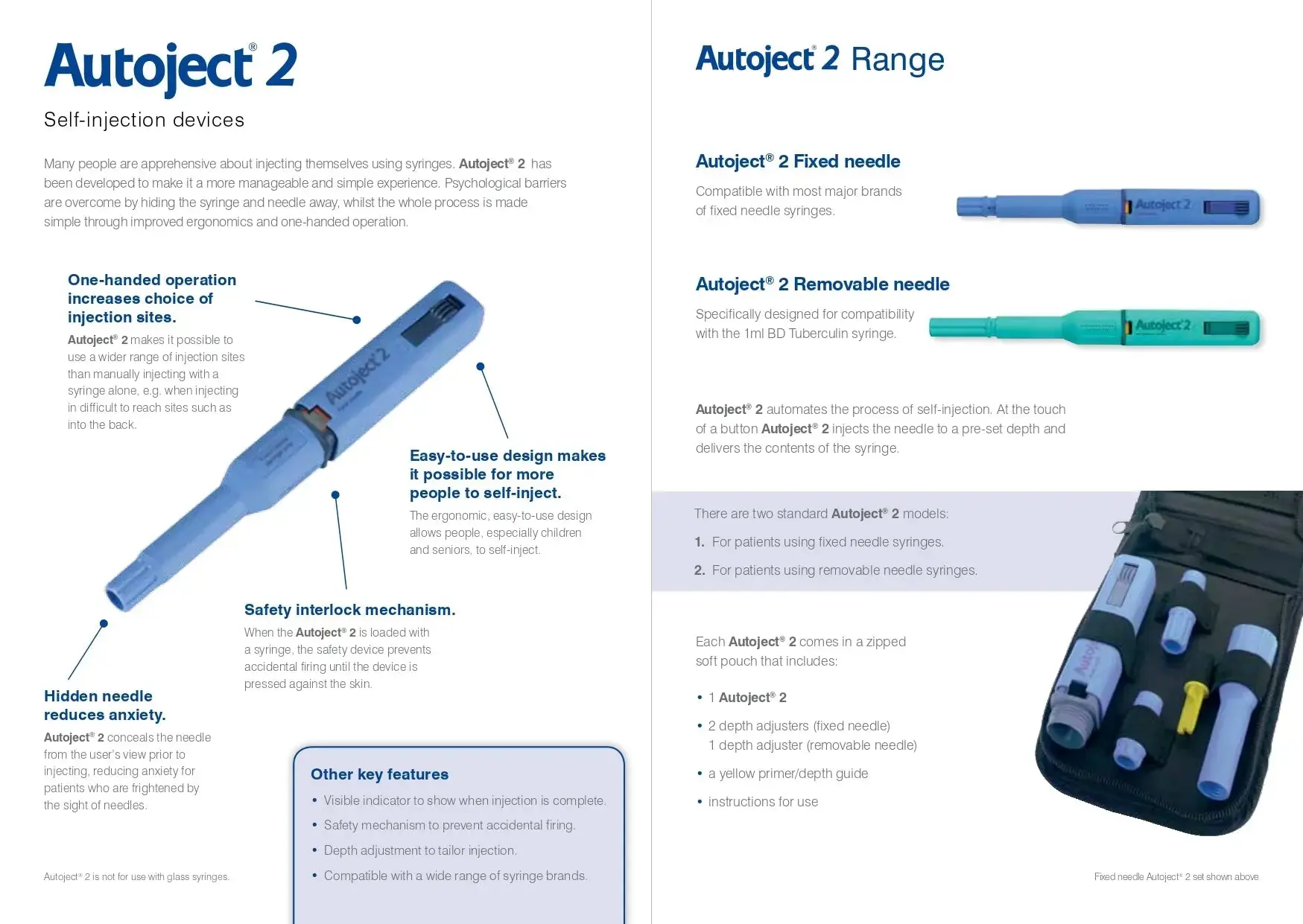Autoject 2 Fixed Needle Reusable Automatic Self Injection Device AJ1300 - Image 5
