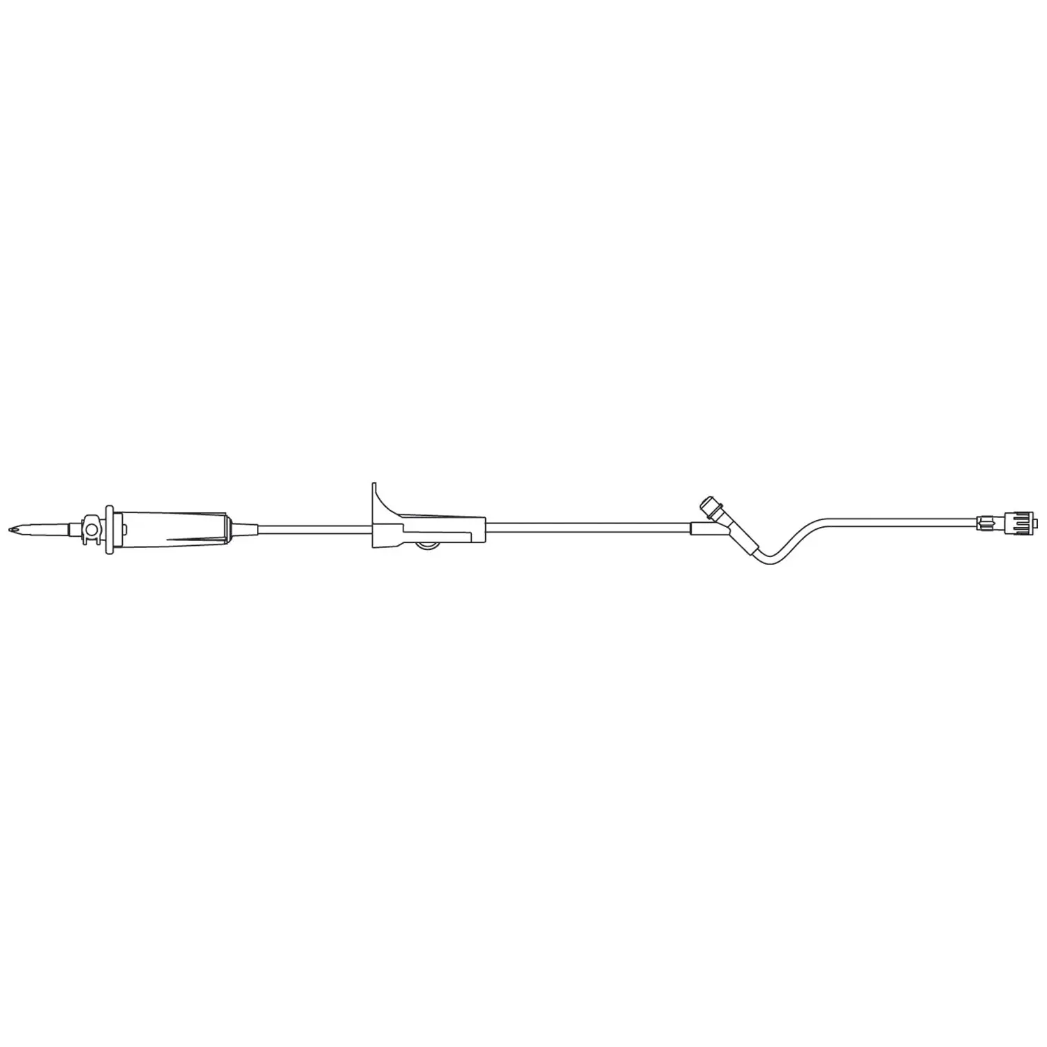 B BRAUN 352601 BASIC IV ADMINISTRATION SETS Admin Set, Universal Spike, Roller Clamp, Slide Clamp, SPIN-LOCK Connector, 13mL Priming Volume, 85"L, 15 Drops/mL, DEHP & Latex Free (LF), 50/cs