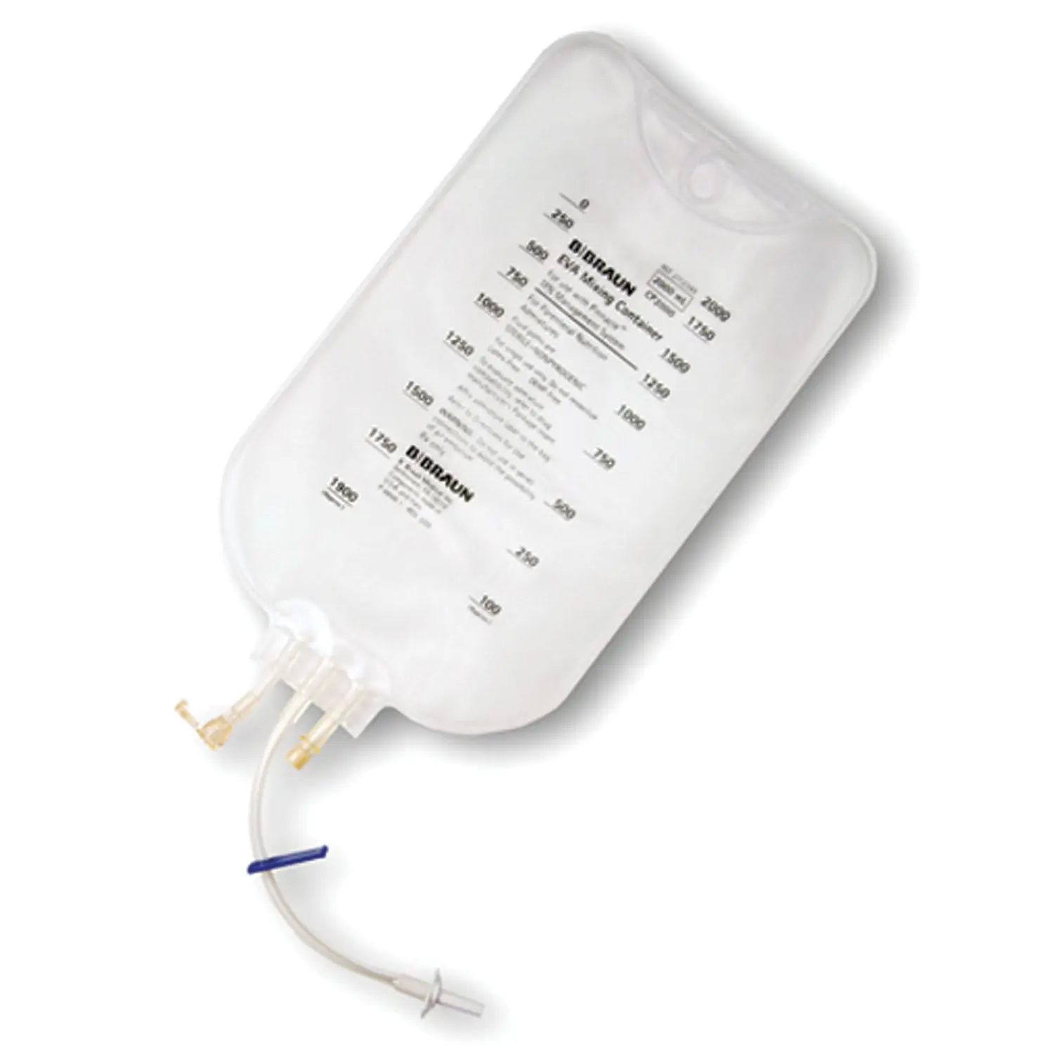 B BRAUN 2112349 EVA FORMULATION 3-IN-1 MIXING CONTAINERS TPN Bag, Pinnacle Compounder Compatible Connector, 2000mL, 40/cs