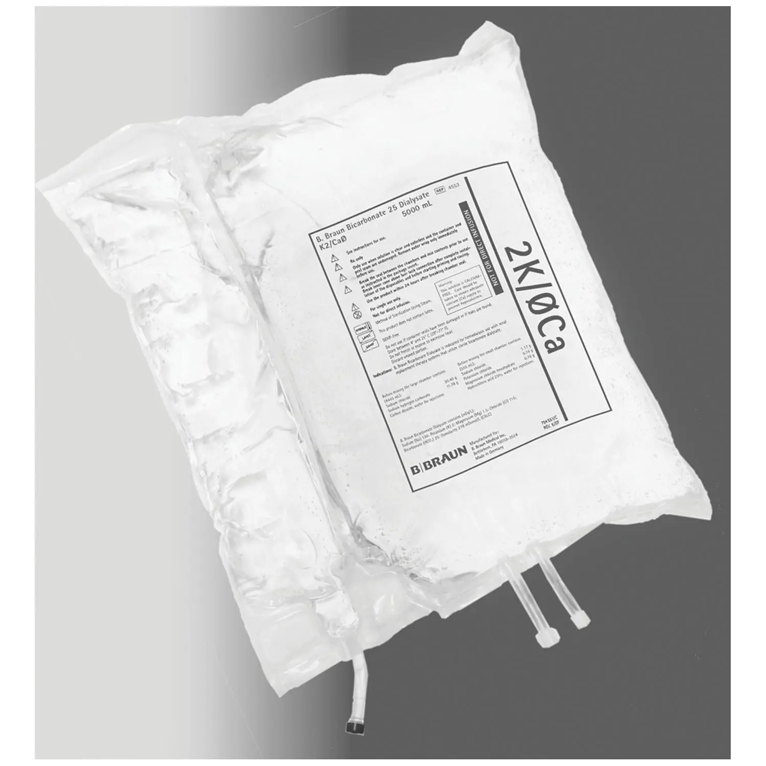 B BRAUN 4556 SOLUTIONS FOR CRRT Duosol, 4mEq/ L Potassium, 2/cs (65 cs/plt)