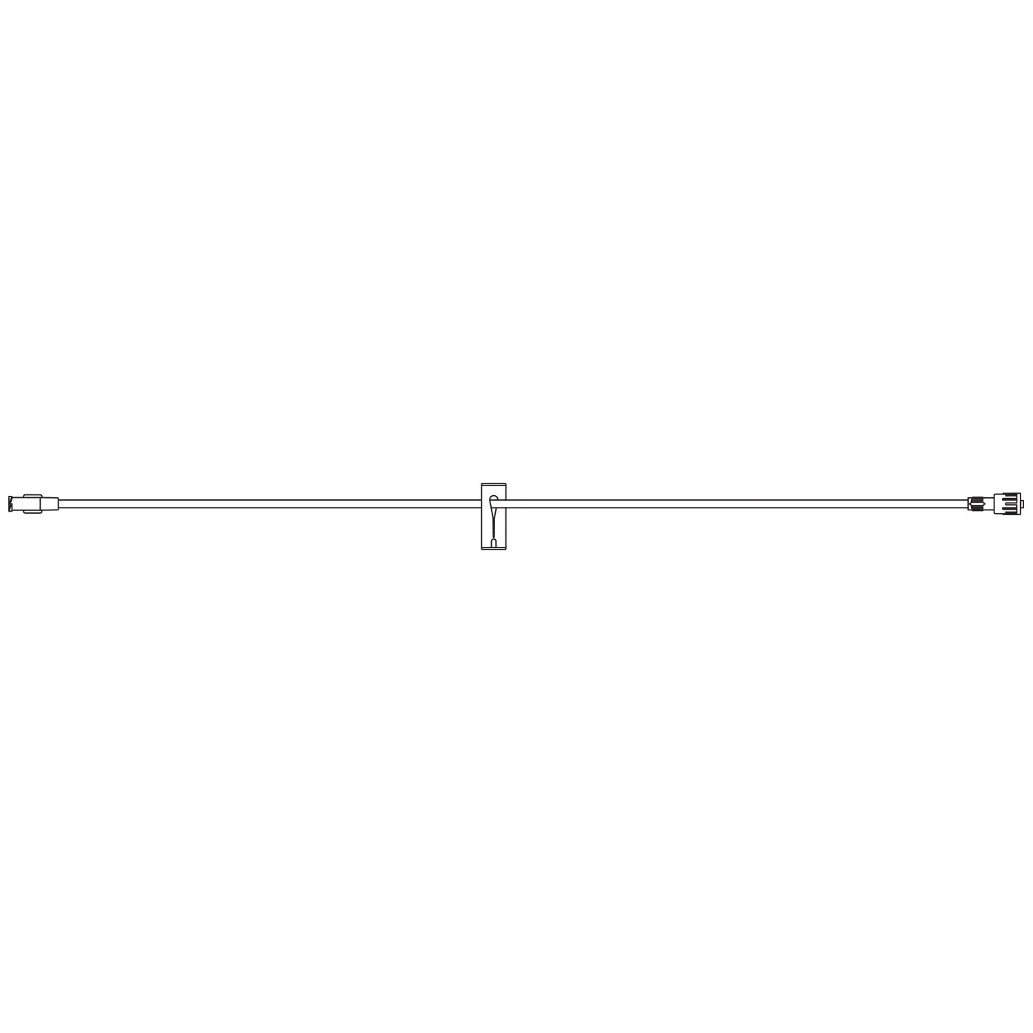 B BRAUN 473012 PERIPHERAL EXTENSION SETS Standard Bore Extension Set, Female Luer Connector, Distal SPIN-LOCK Connector, Slide Clamp, DEHP & Latex Free (LF), 4.3mL Priming Volume, 30"L, 100/cs