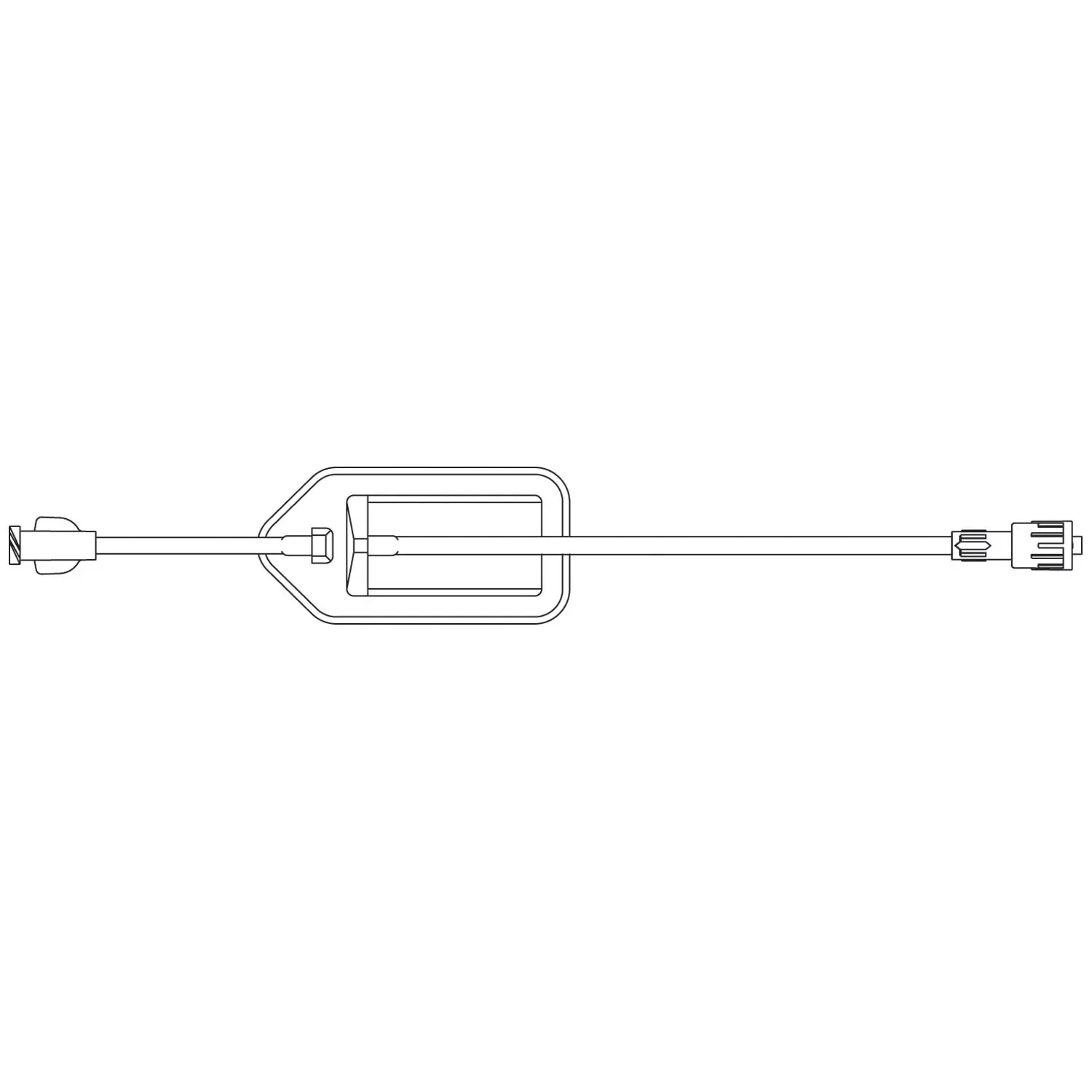 B BRAUN 473994 FILTERED EXTENSION SETS Extension Set, 1.2 Micron Filter, Luer Lock Connector, DEHP-Free, 4.3mL Priming Volume, 10"L, Latex Free (LF), 50/cs
