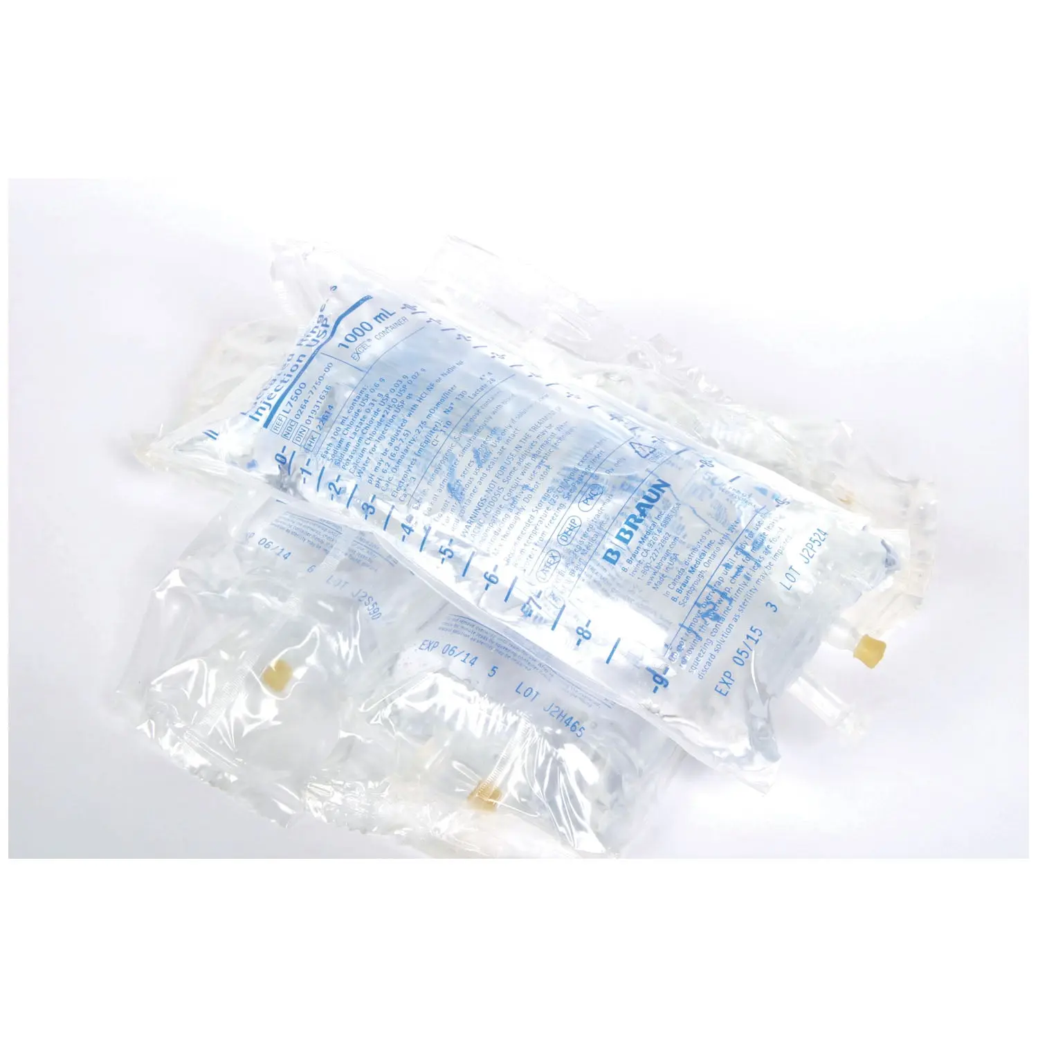 B BRAUN L7501 LACTATED RINGERS INJECTIONS 500mL Lactated Ringers Injections USP, 24/cs (32 cs/plt) (Item is on Manufacturer Allocation)