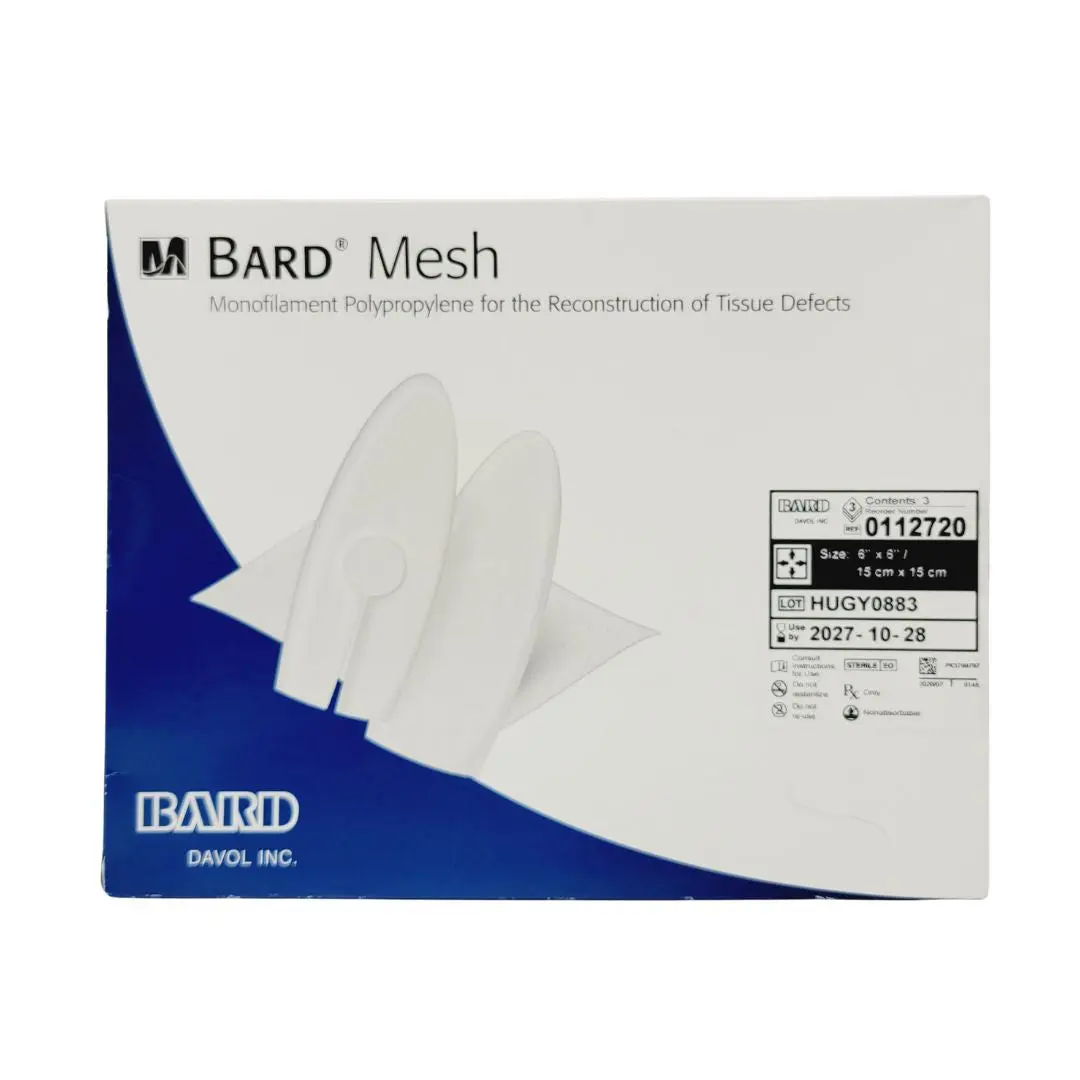 Bard 0112720 Mesh Monofilament Polypropylene for the Reconstruction of Tissue Defects