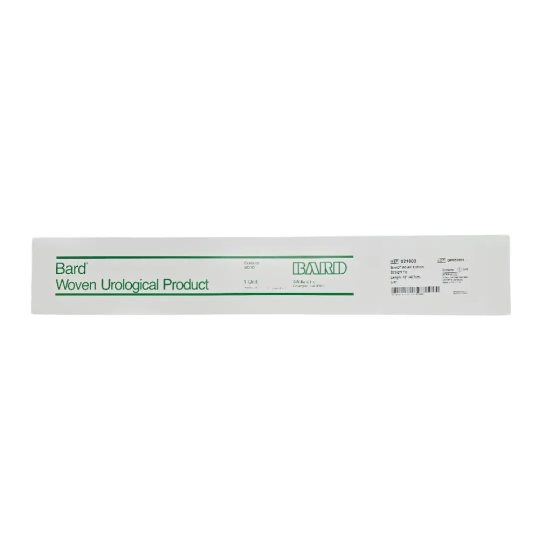 Bard 021803 Woven Filliform Urethral Dilation Catheter Straight Tip 3 Fr. 18" 1/EA