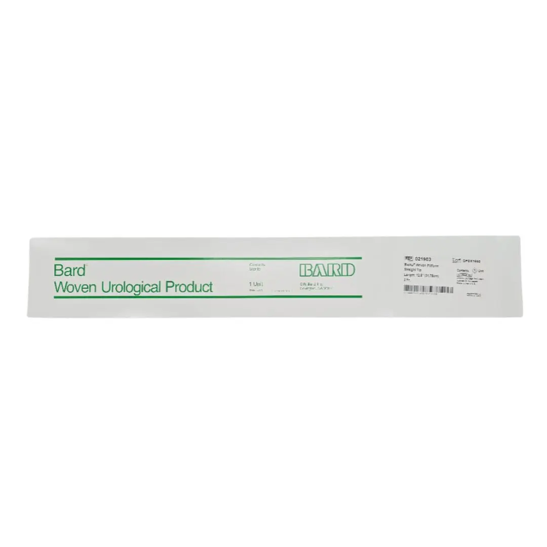 Bard 021903 Woven Filliform Urethral Dilation Catheter Straight Tip 3 Fr. 12.5" 1/EA