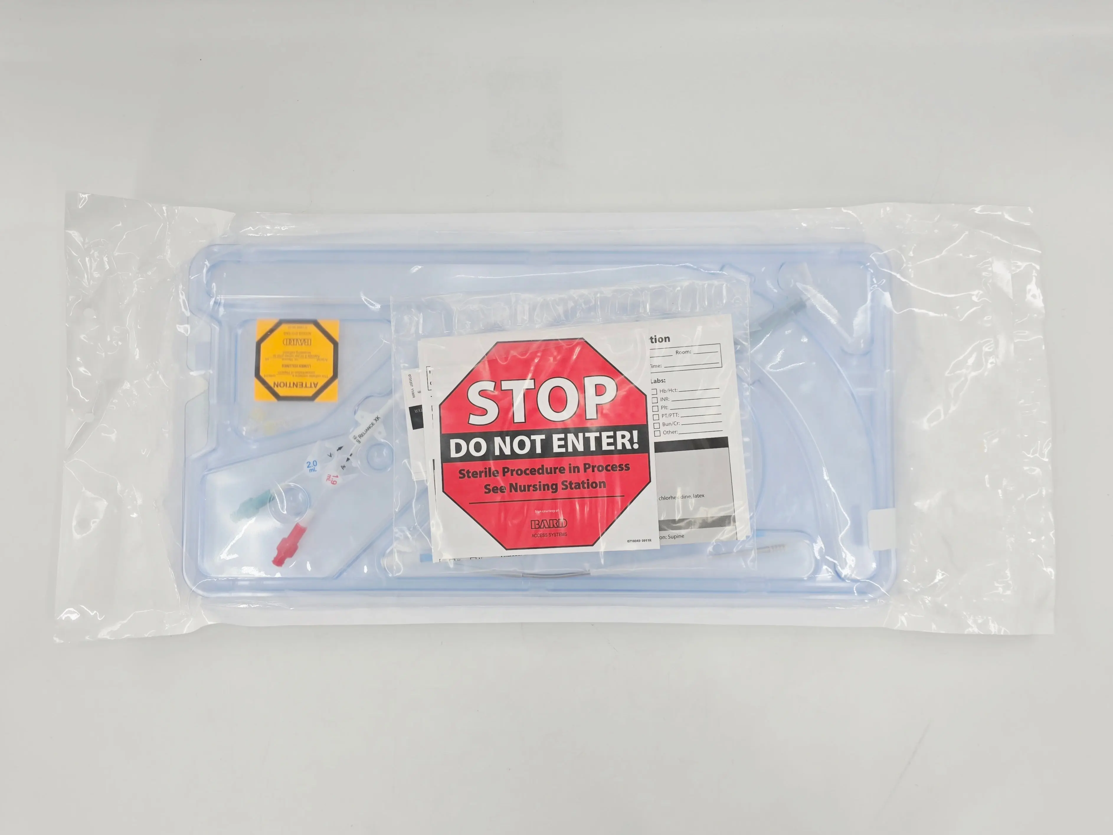 Bard 5327190 Reliance XK Long-Term Hemodialysis Catheters Exchange Kit 1/EA - Image 3