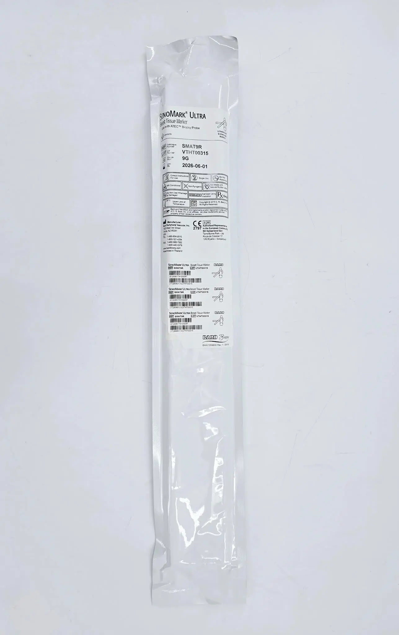 Bard SMAT9R Senomark 9G Ultra Breast Tissue Maker Box of 10 - Image 2