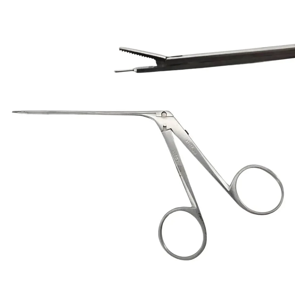 Bausch + Lomb N0551 Storz Leivers Vent Tube Introducer Forceps ENT 5-1/4"