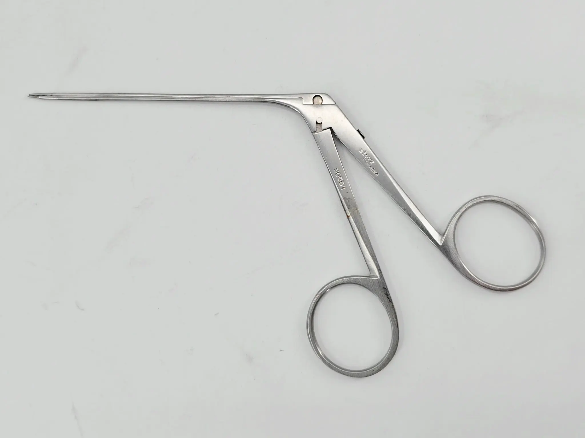 Bausch + Lomb N0551 Storz Leivers Vent Tube Introducer Forceps ENT 5-1/4" - Image 2