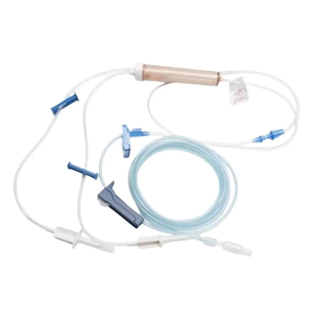 BD 10062818 Alaris Pump Infusion Blood Set 180 Micron 2 Blunt Spikes 10/BX - Image 2