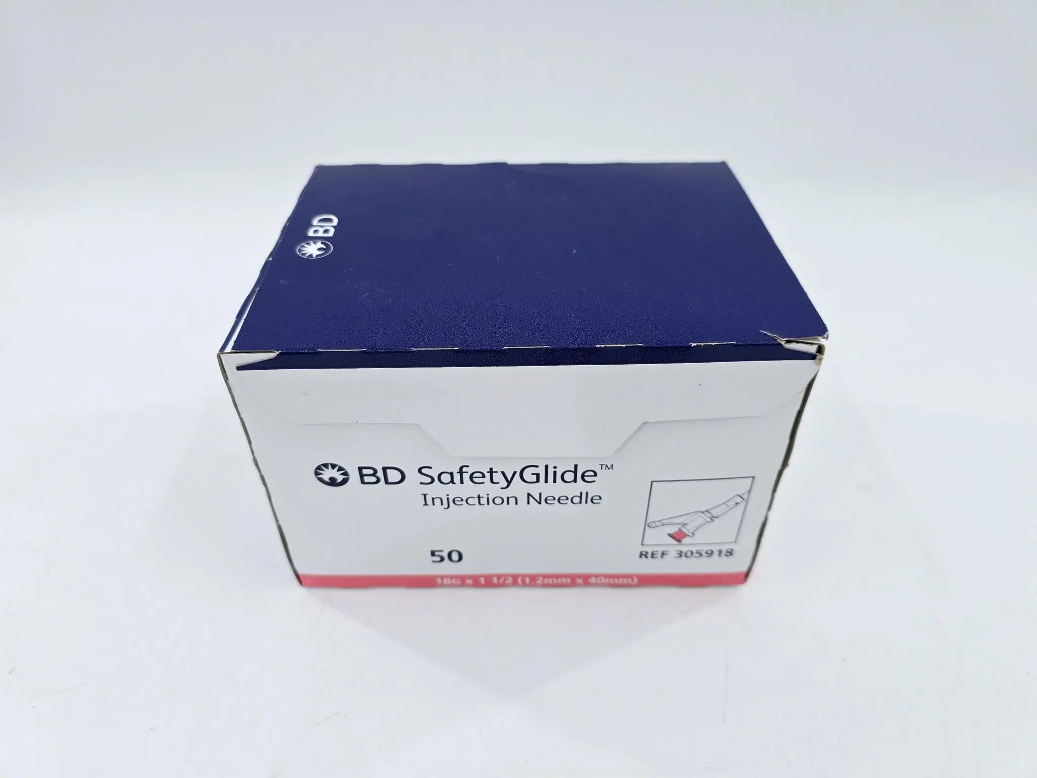 BD 305918 Injection Needle 18G x 1-1/2 RB Box of 50 - Image 2
