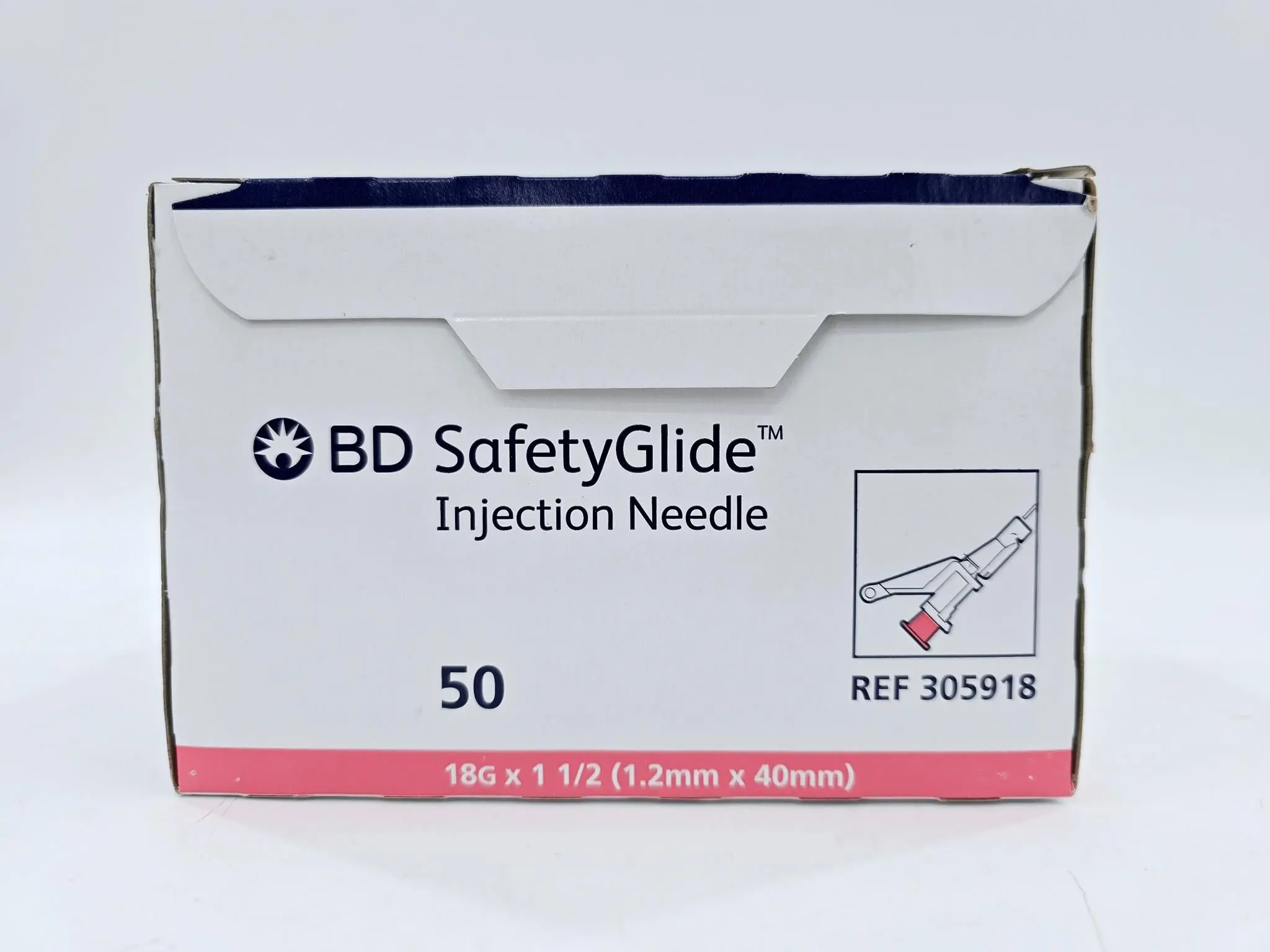 BD 305918 Injection Needle 18G x 1-1/2 RB Box of 50 - Image 3