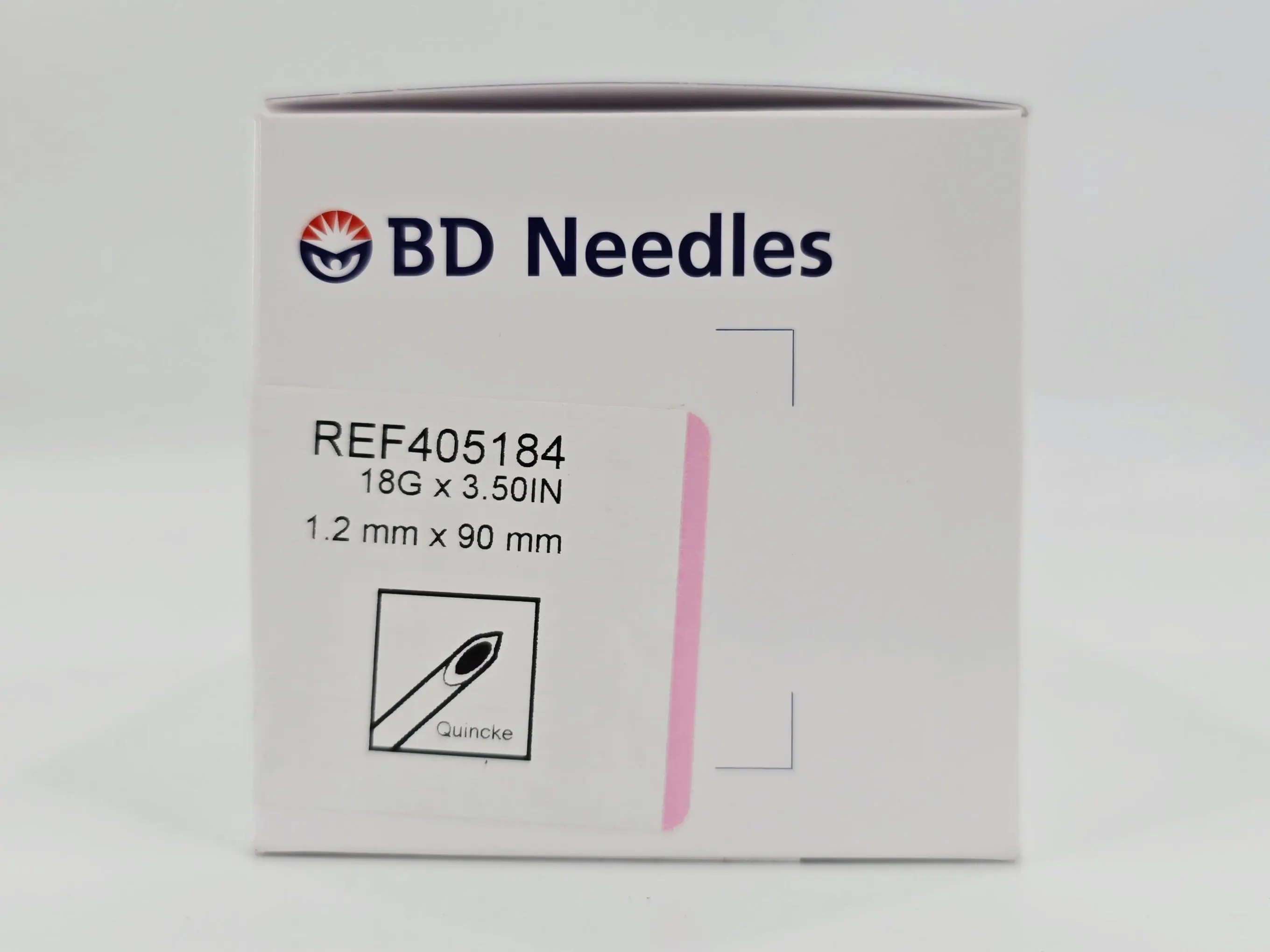 BD 405184 Spinal Needle Quincke Type Point 18G x 3.50" BX/25 - Image 3