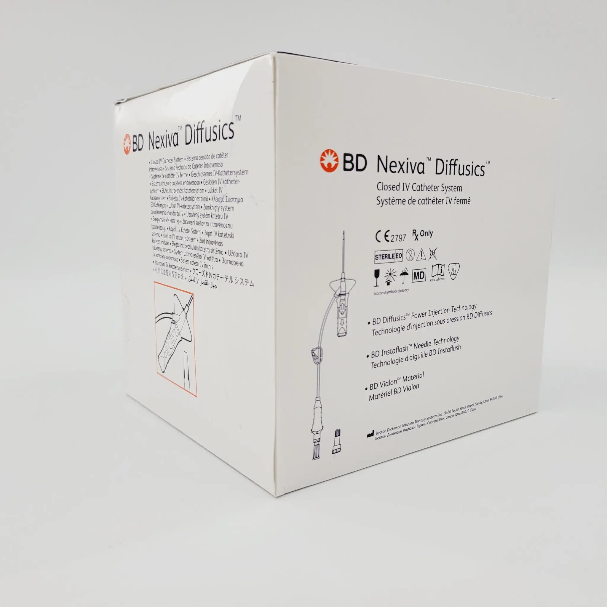 BD Nexiva 383591 Closed IV Catheter System 22G X 1" Box of 20 - Image 2