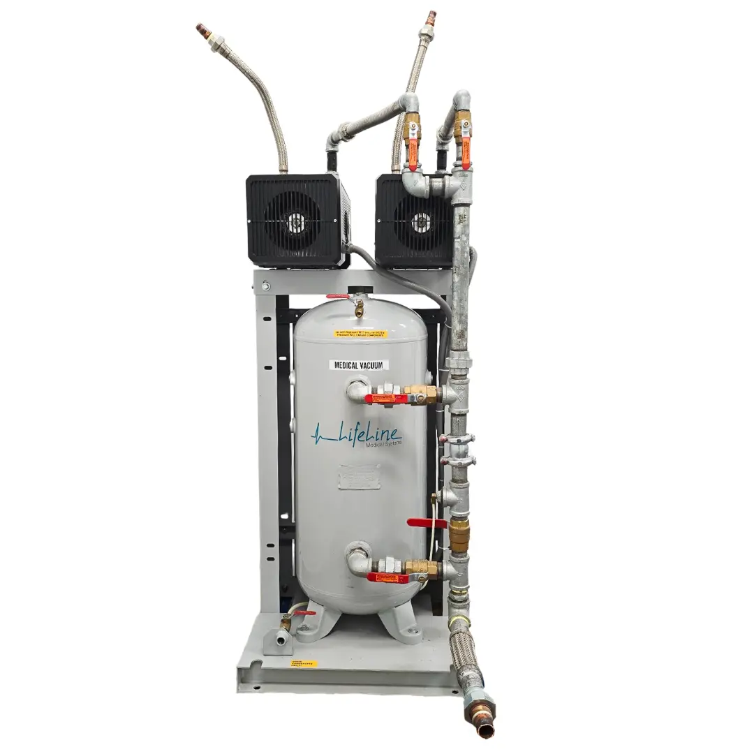Beacon Medaes Medical Vacuum Pump System Duplex Oil-Less 208V Hospital Suction - Image 3