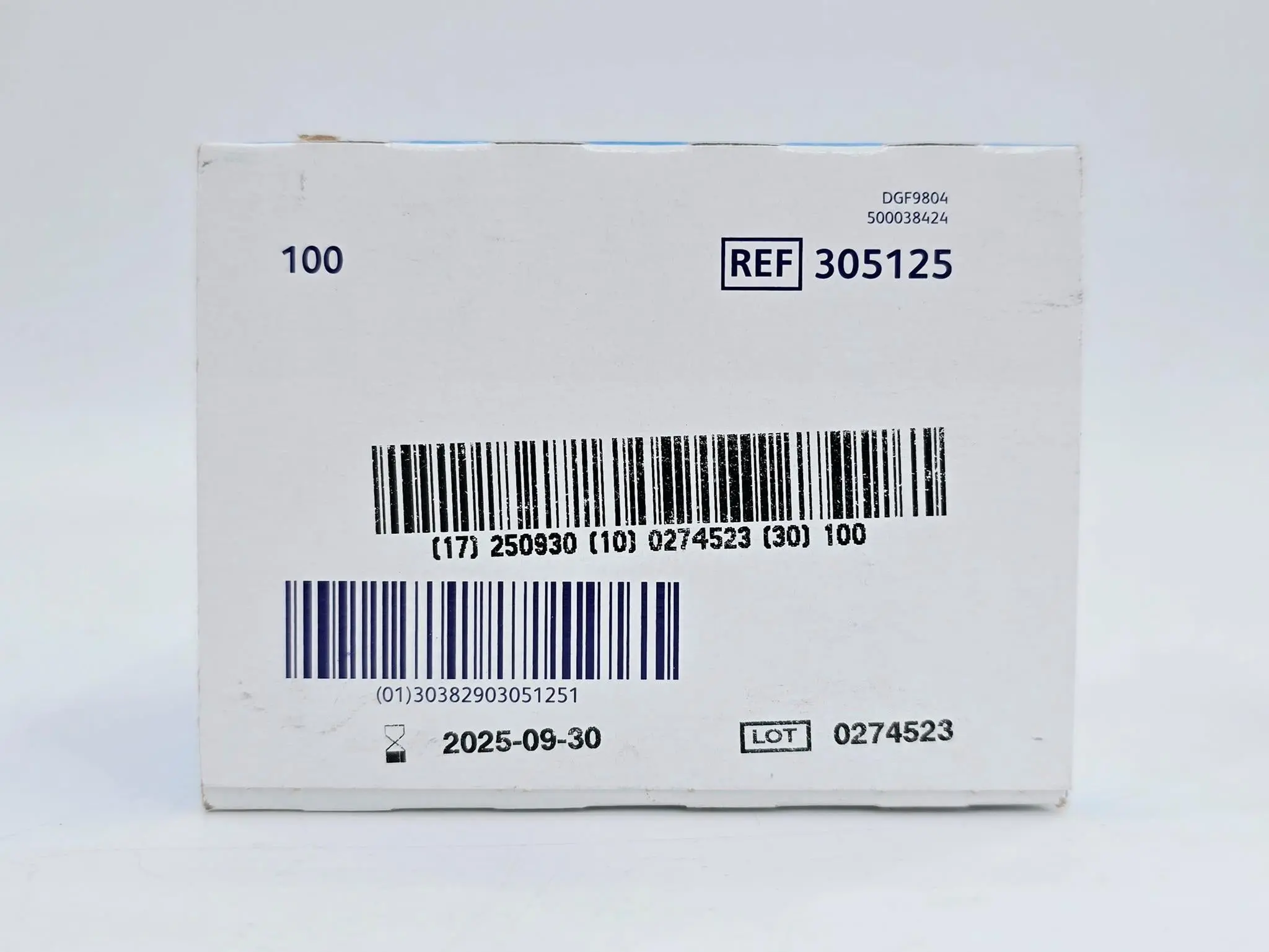 BD 305125 PrecisionGlide Hypodermic Needle Regular Bevel 25G x 1" 100/BX - Image 2