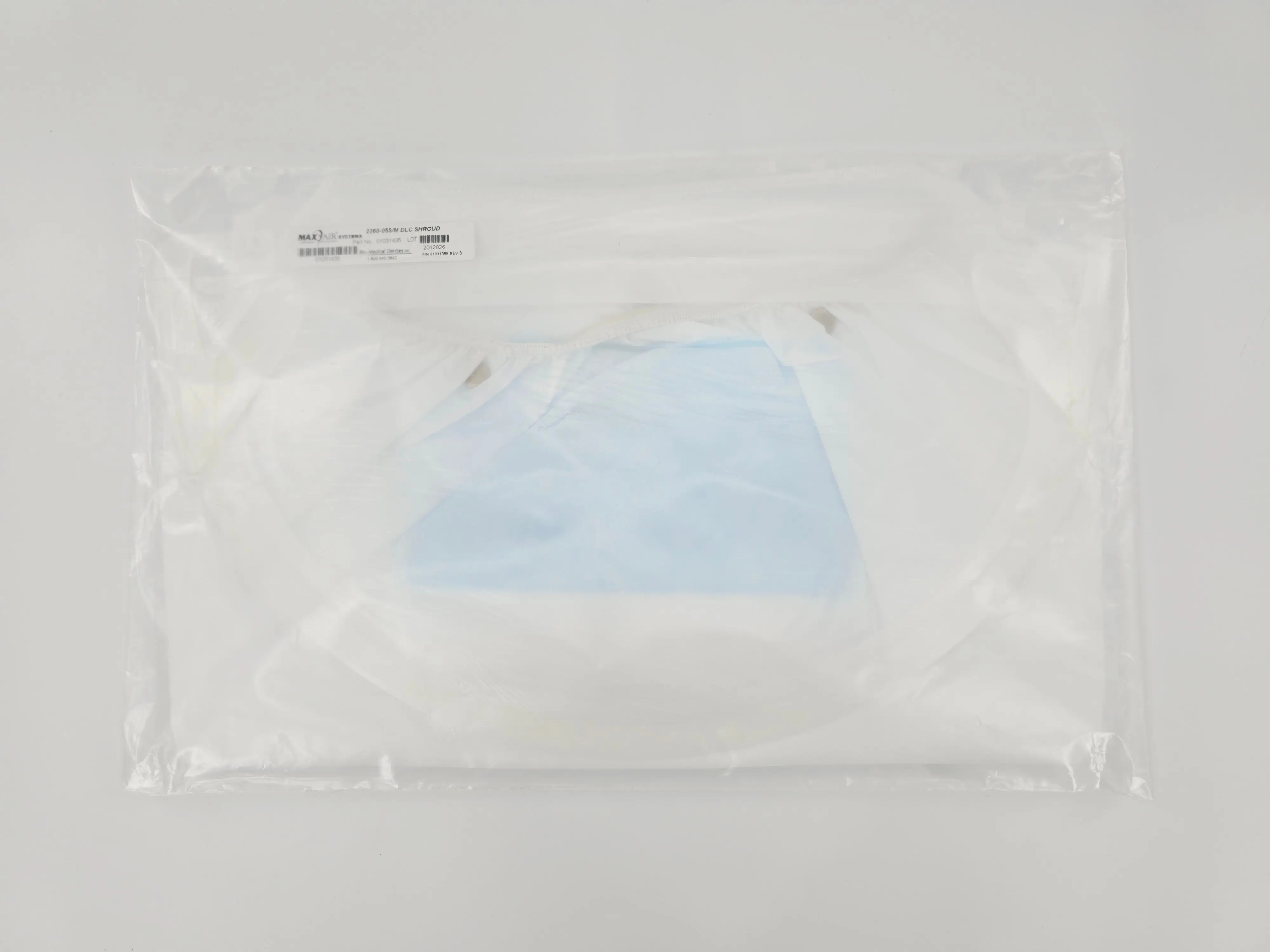 Bio-Medical Devices 2260-05SM MAXAIR Systems DLC Single Shroud Small-Medium CS/20 - Image 2