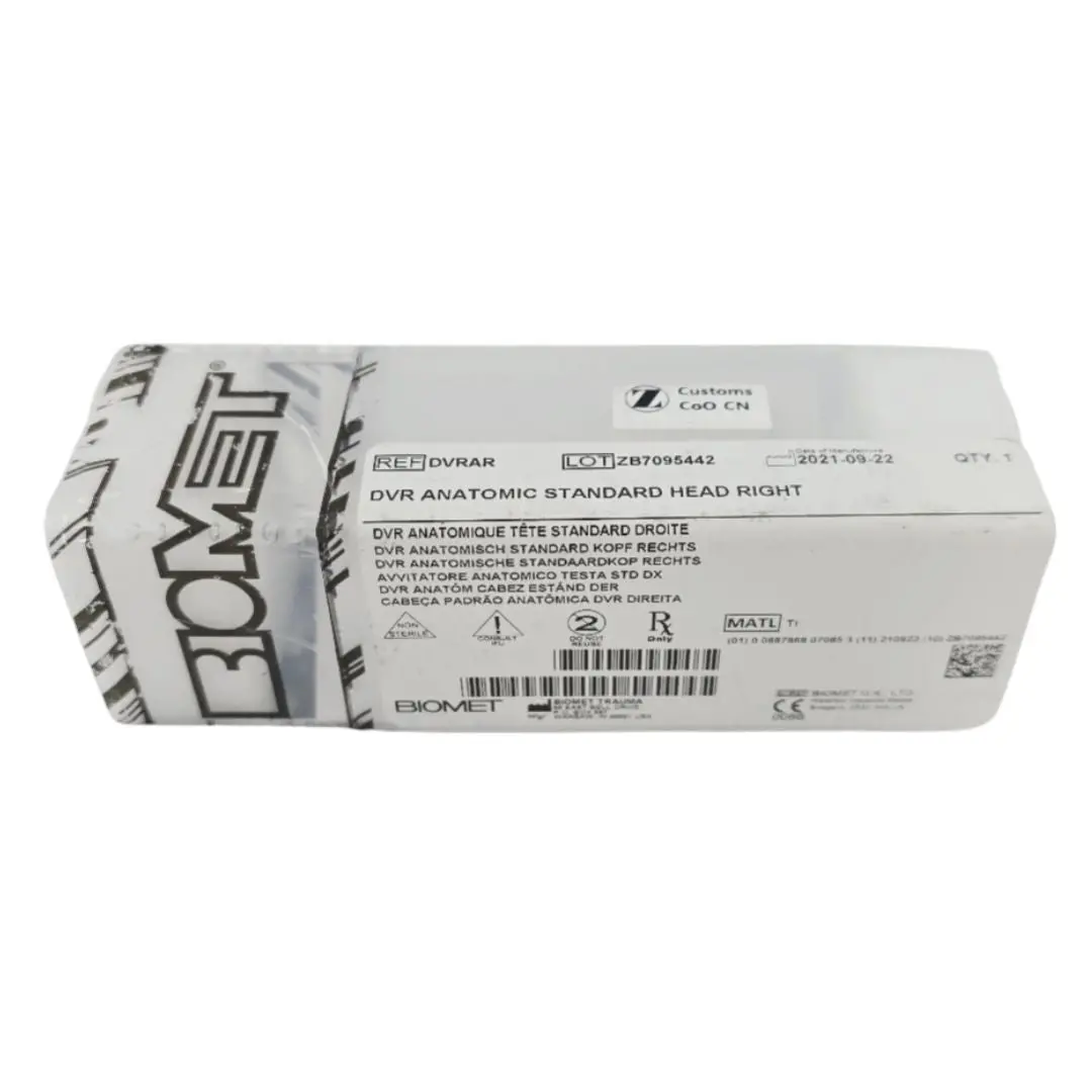 Biomet DVRAR DVR Anatomic Standard Head Right Ti Implant