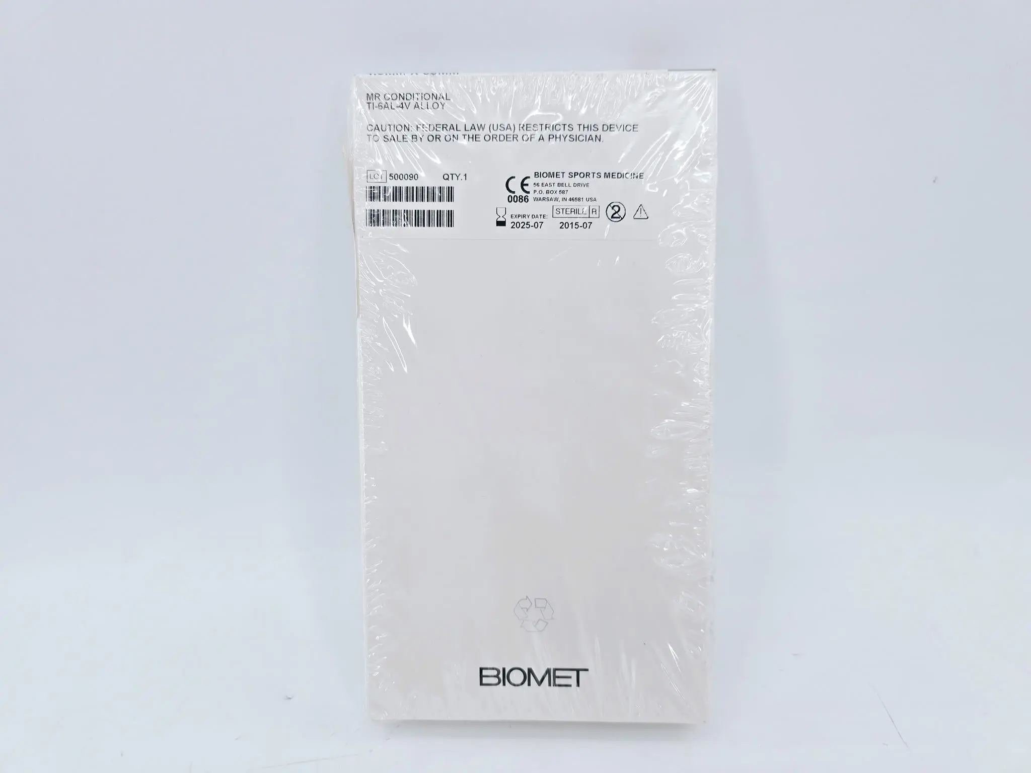 Biomet 908658 Washerloc Cortical Screw 4.5mm x 58mm - Image 2