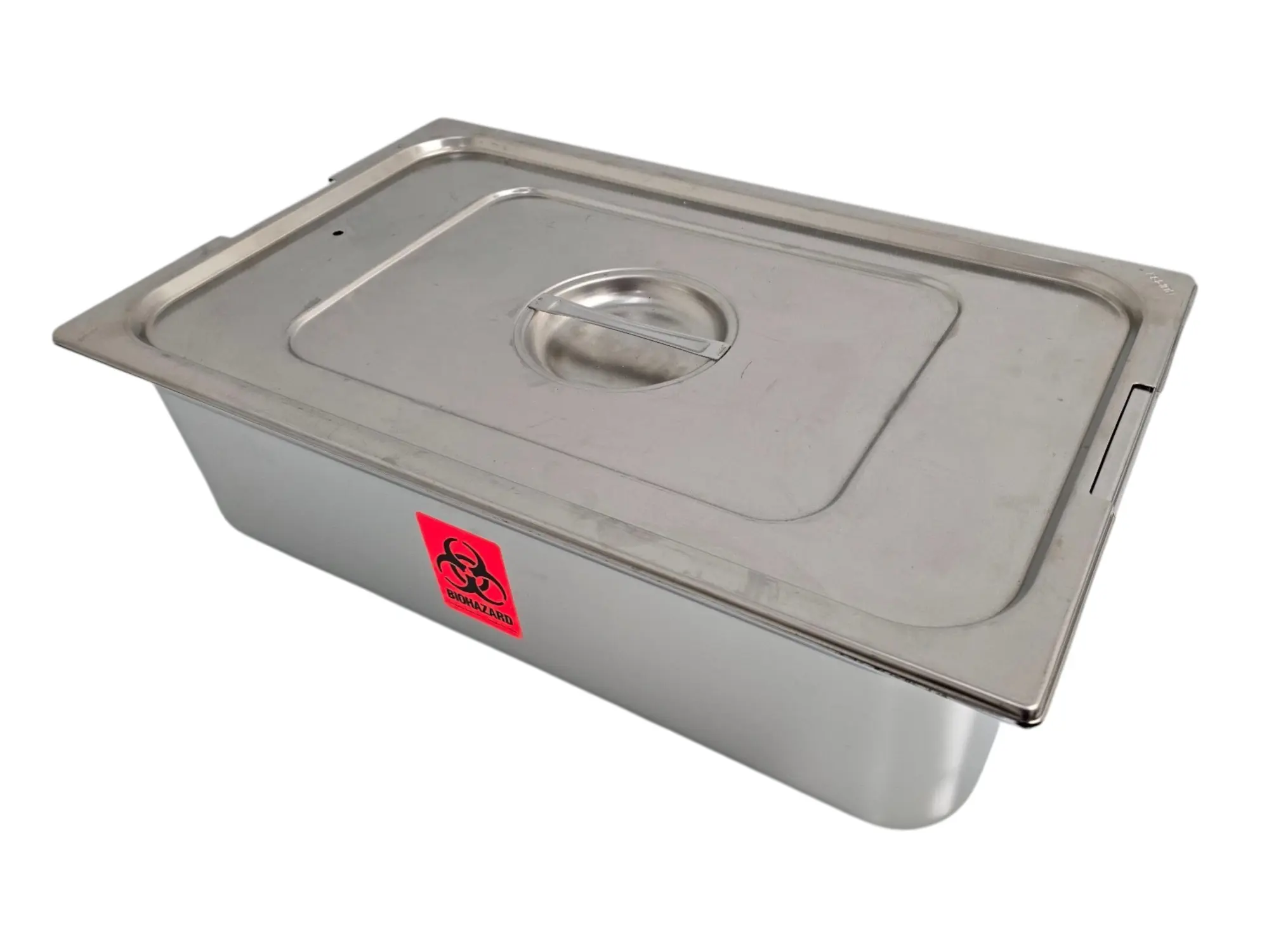 Blickman 7808SSC Stainless Steel Dual Basin Instrument Cart w/ Baskets and Pans - Image 6
