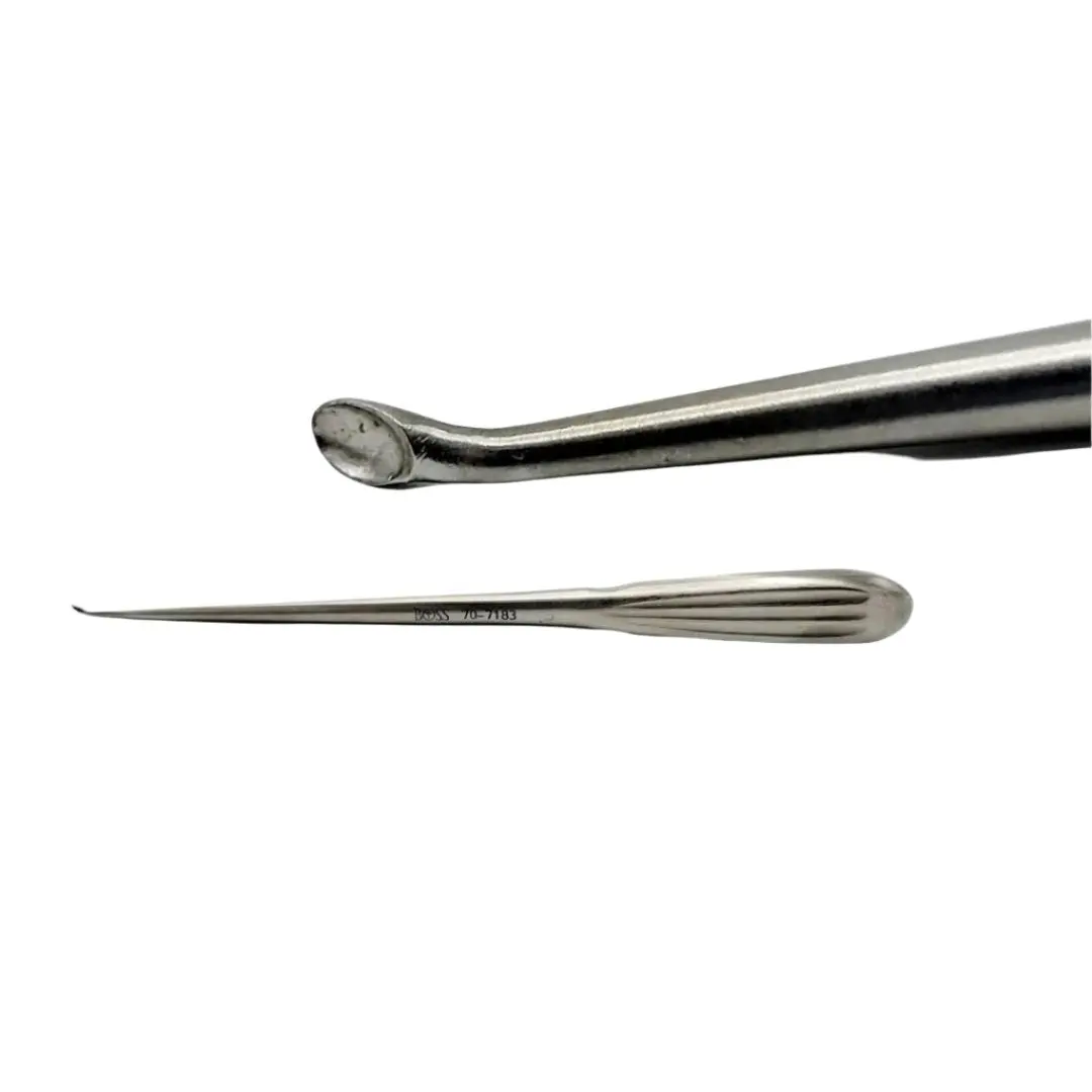 Boss 70-7183 Spinal Fusion Curette  9 Inch Reverse Angled Size 00