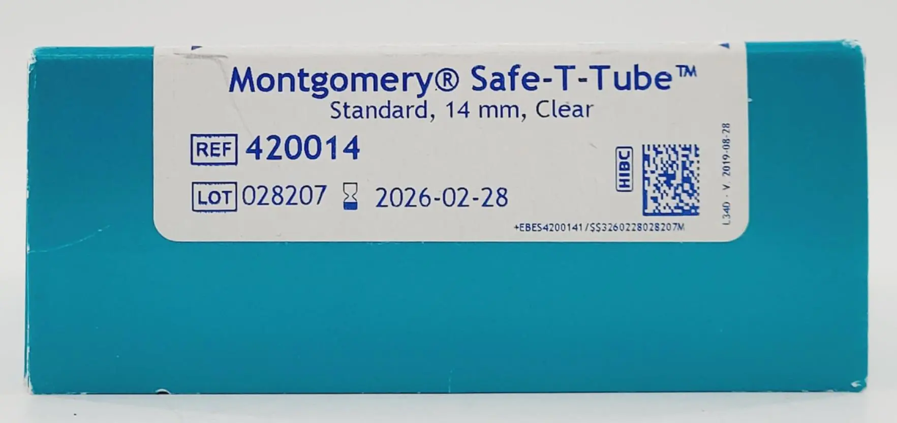 Boston Medical T Tube 420014 Size Standard 14mm Type Clear - Image 2