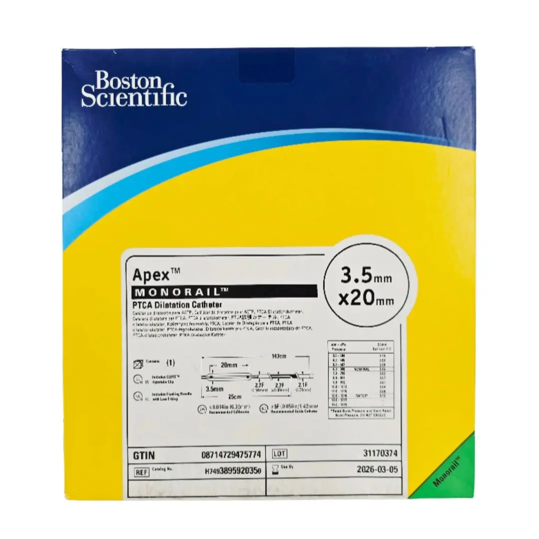 Boston Scientific H7493895920350 Apex Monorail PTCA Dilation Catheter 3.5mm x 20mm