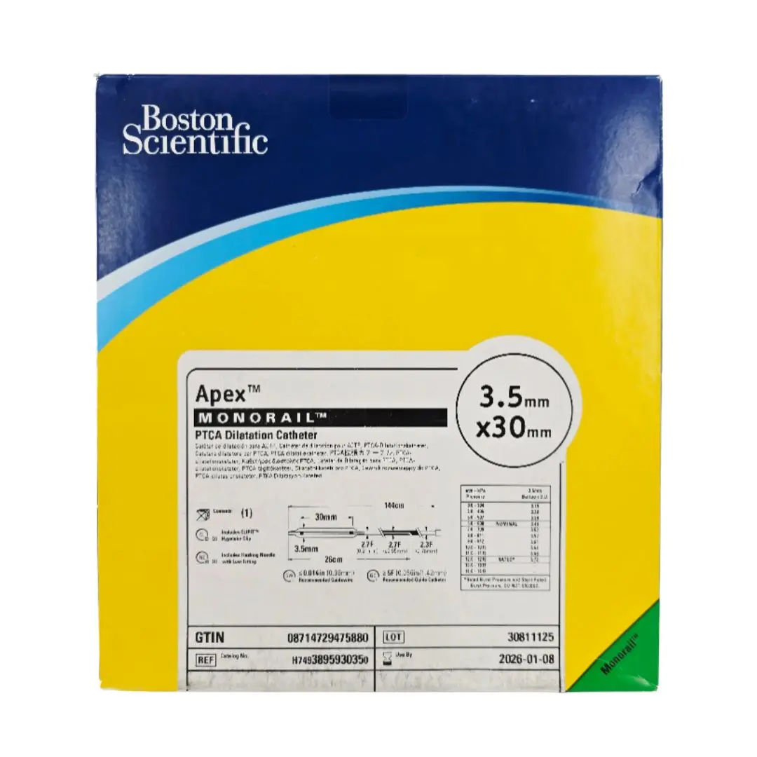Boston Scientific H7493895930350 Apex Monorail PTCA Dilation Catheter 3.5mm x 30mm
